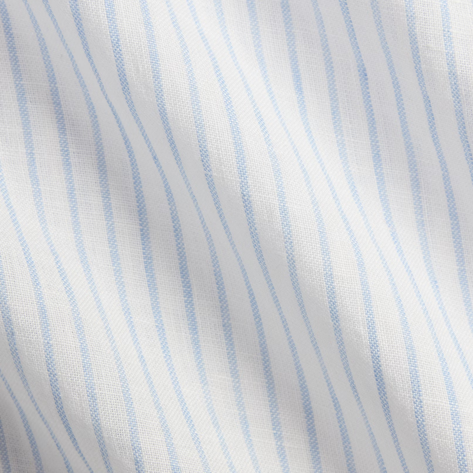 Camicia in lino a righe Custom-Fit