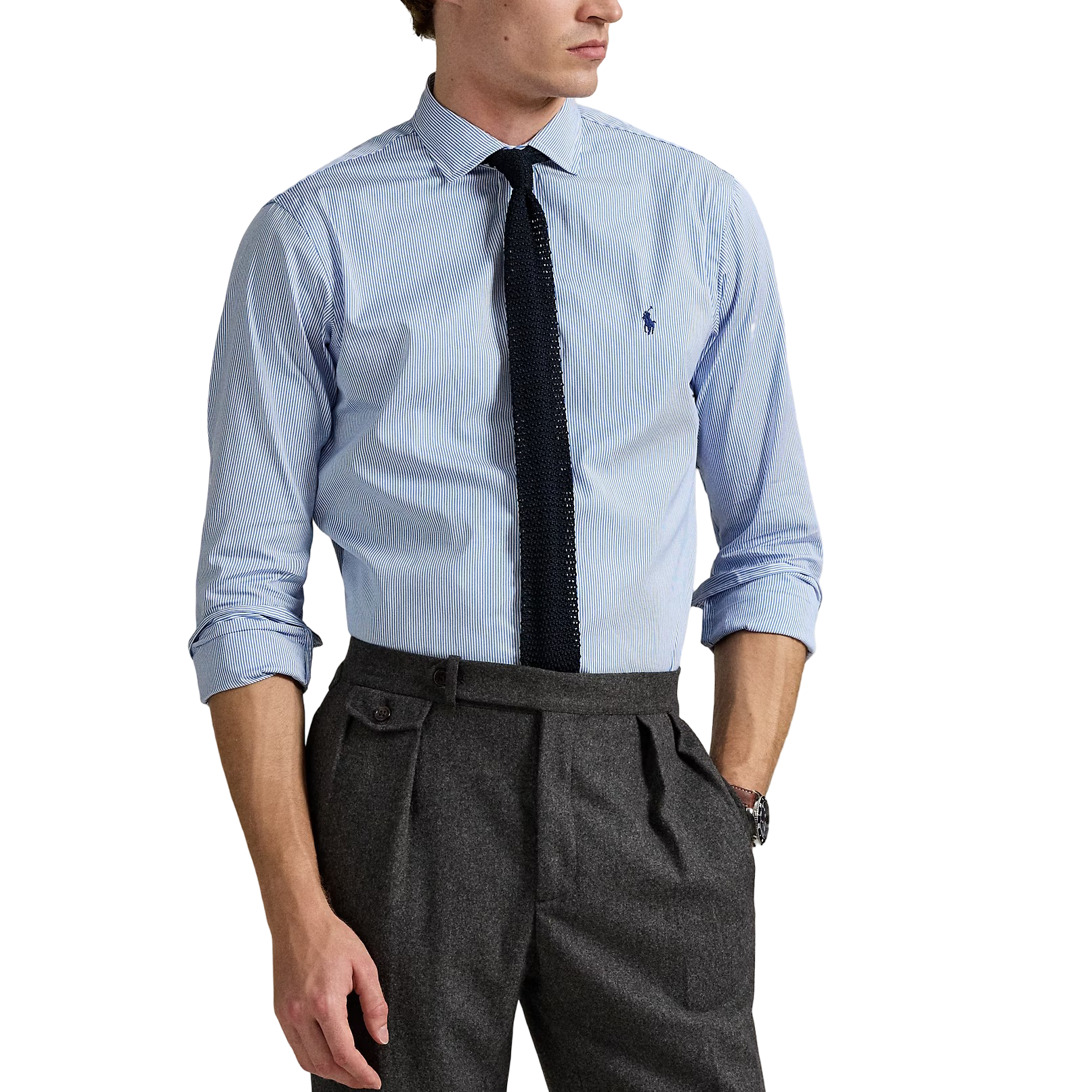 Polo Ralph Lauren Camicia in Popeline a Righe