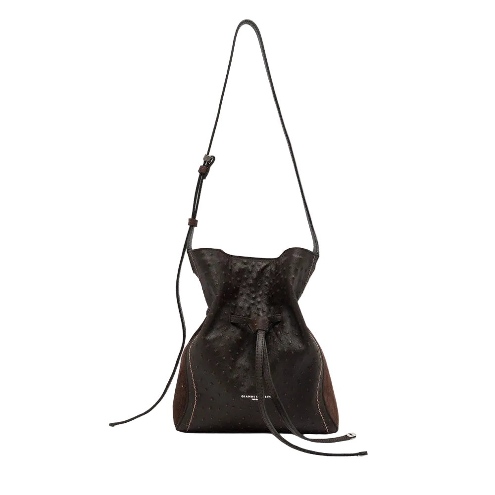 Borsa Sienna in Stampa Struzzo