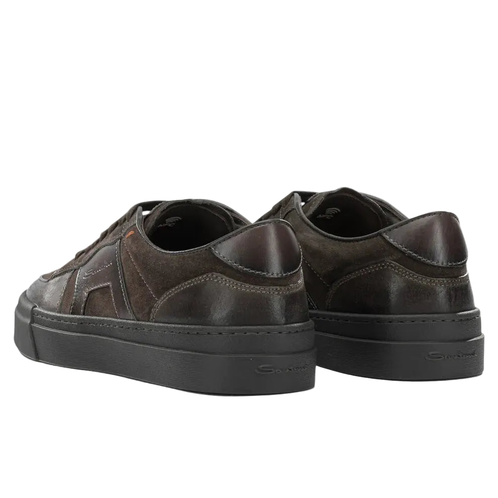 Sneakers Basse in Pelle e Suede