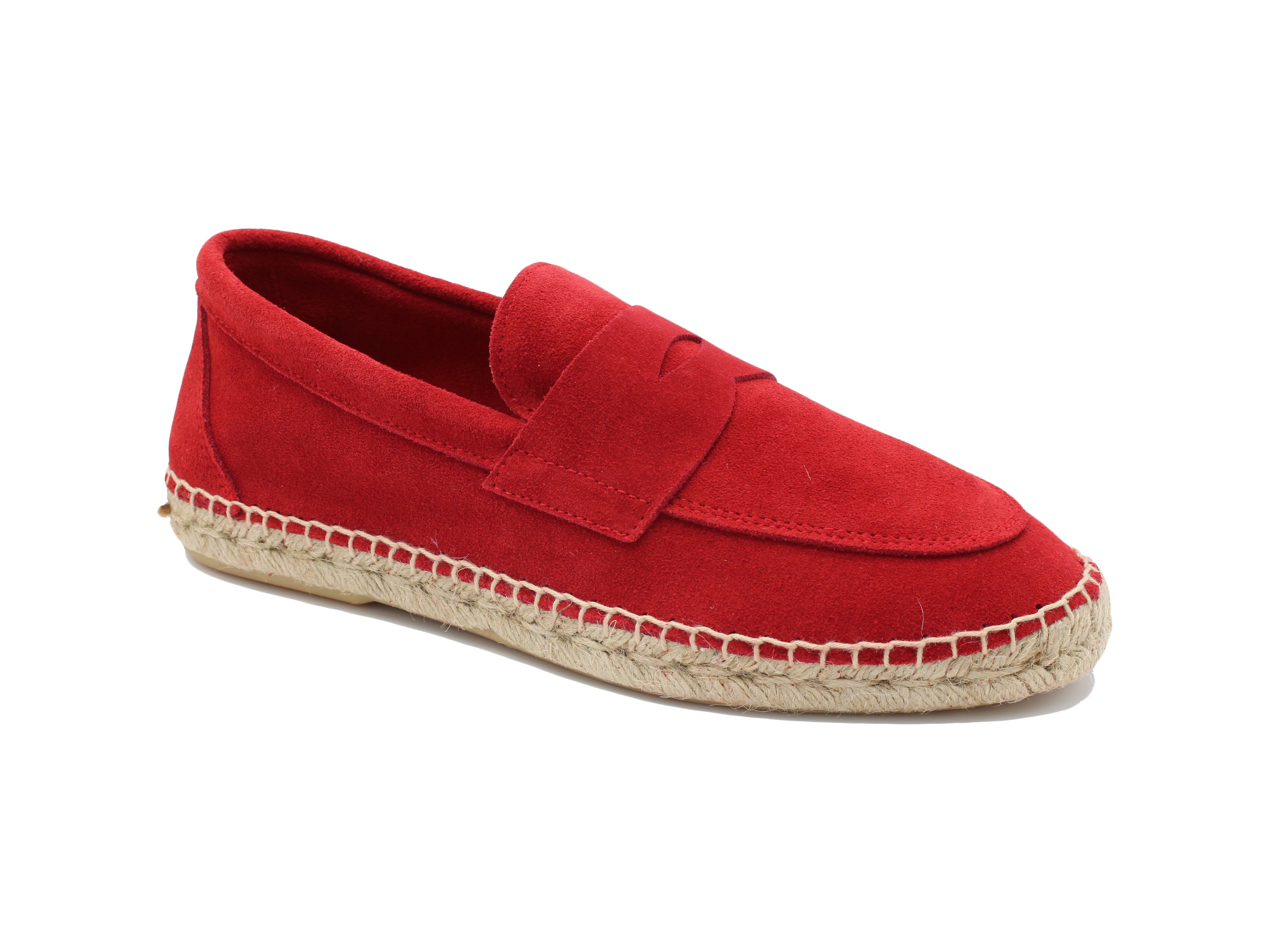 Abarca Mocassino Espadrillas Serraje Hombre