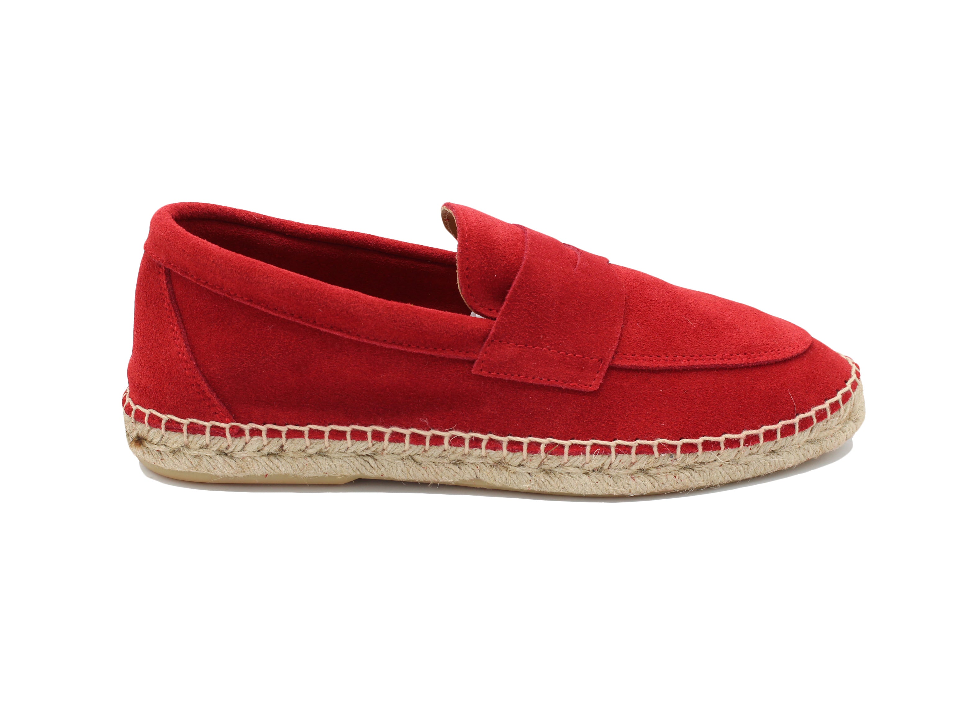 Abarca Mocassino Espadrillas Serraje Hombre
