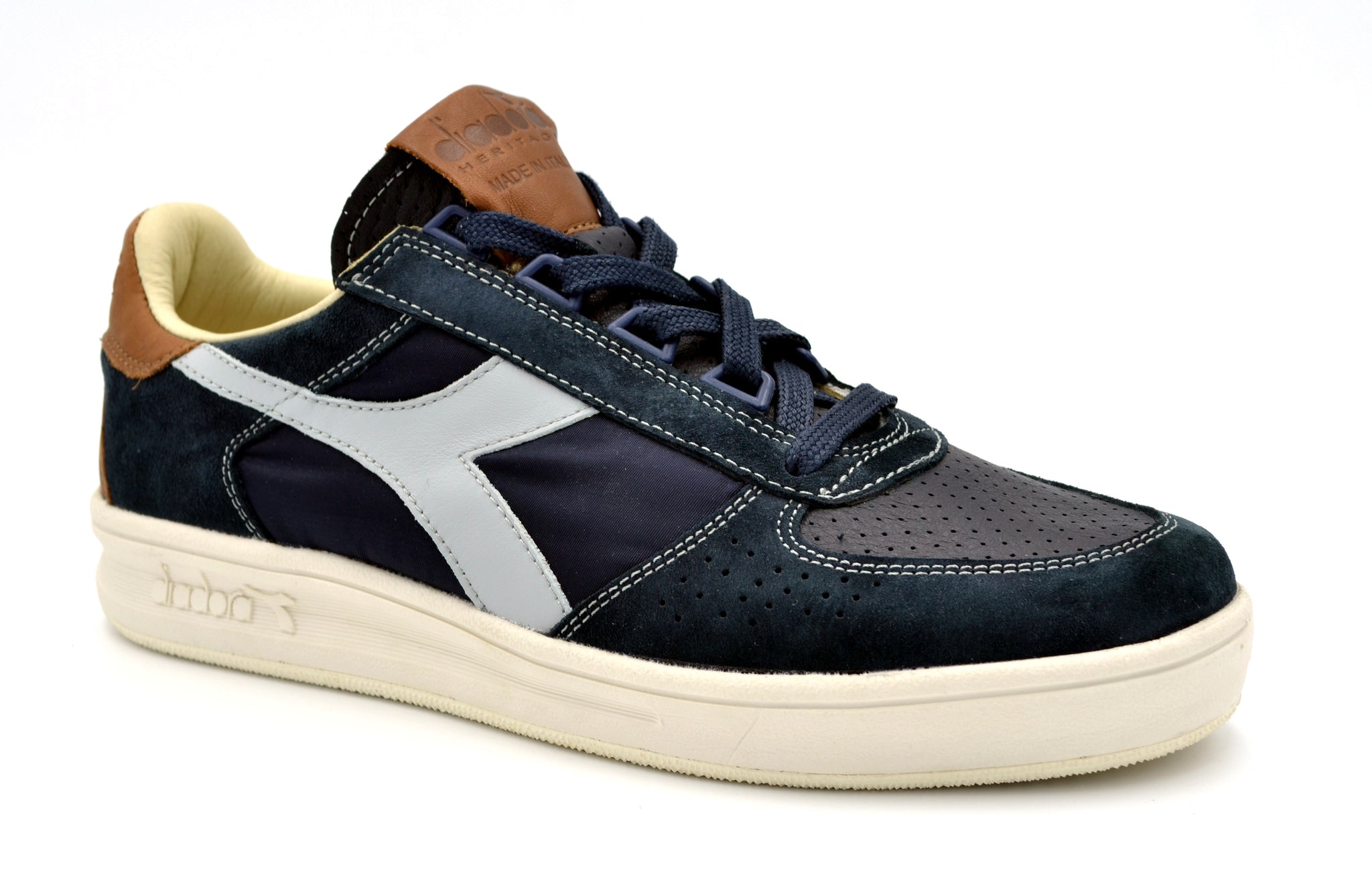 Diadora b elite blu top