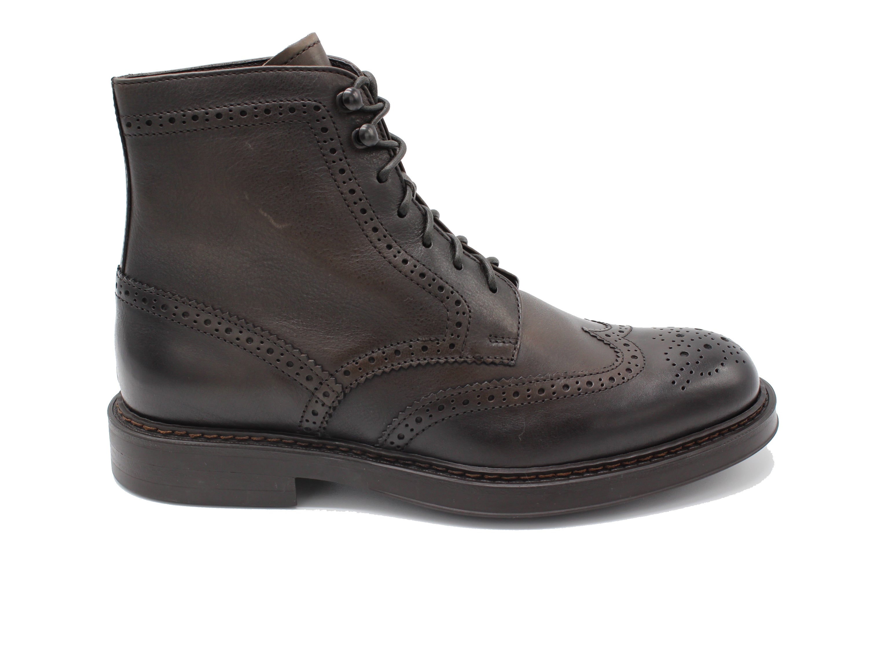 Doucal's stivaletto allacciato coda di rondine