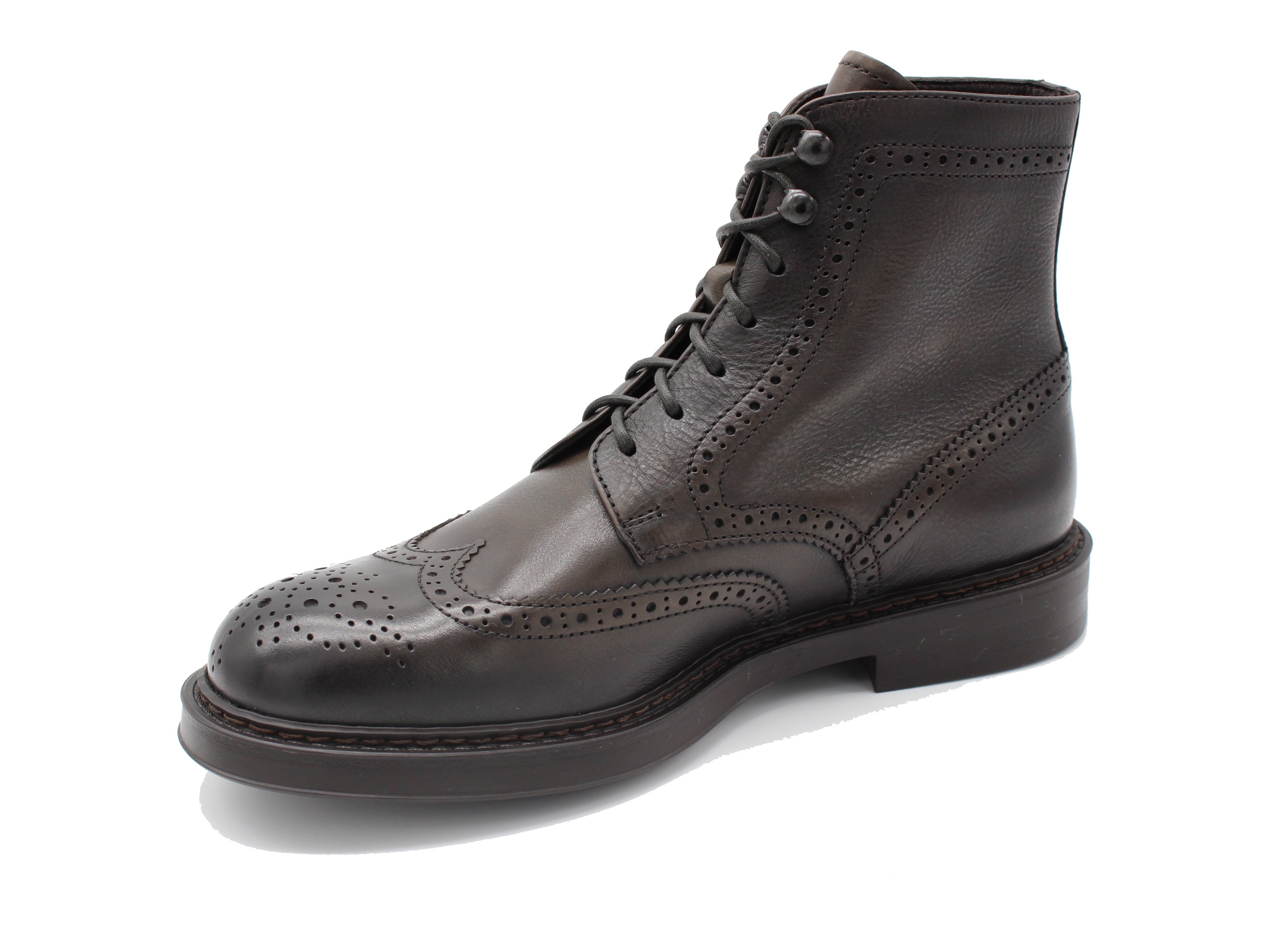 Doucal's stivaletto allacciato coda di rondine