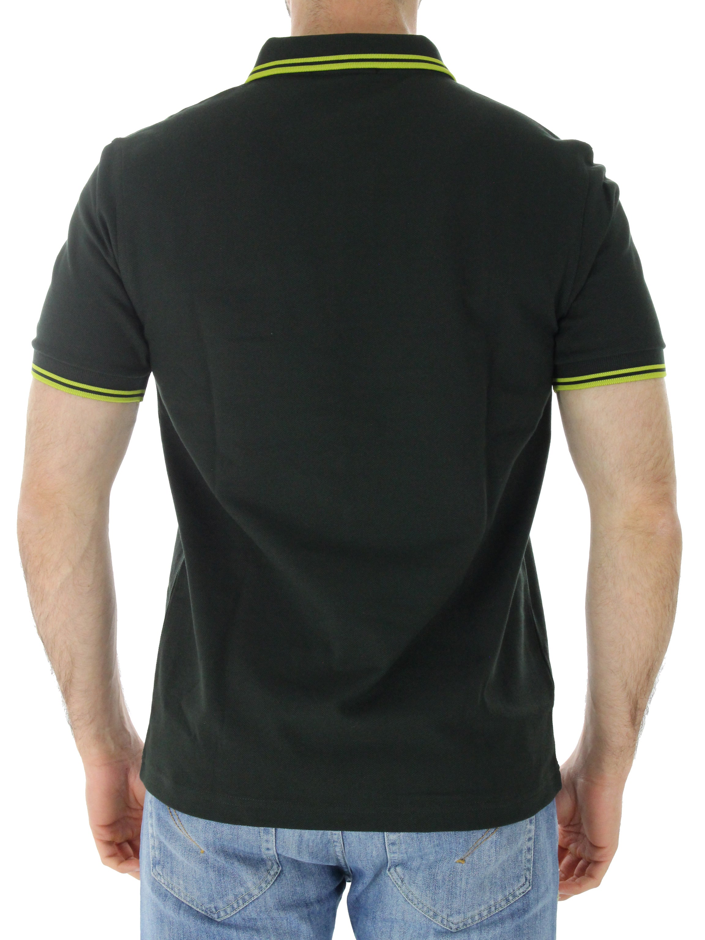 Fred perry polo righino verde