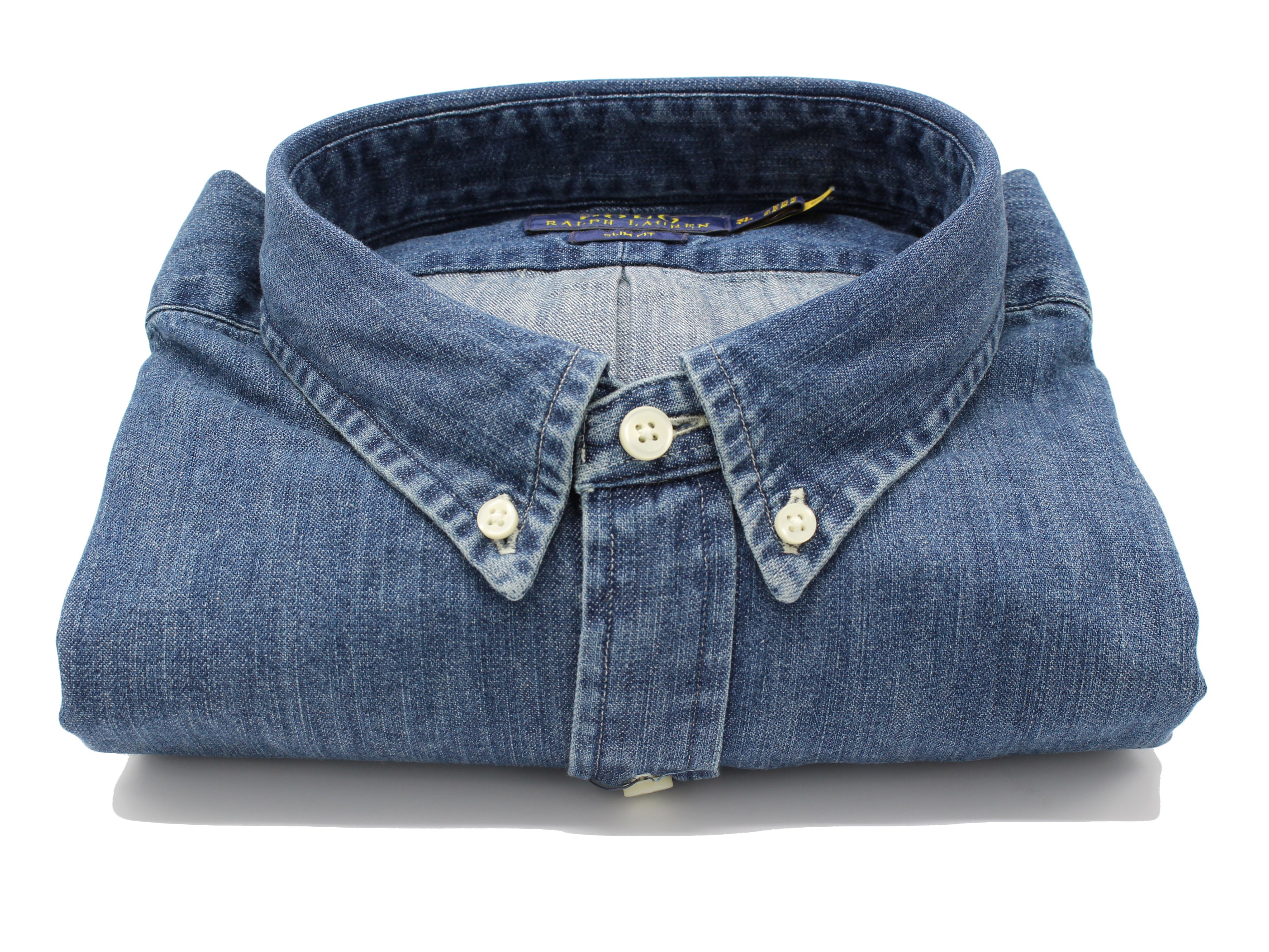 SLIM FIT Denim Shirt 710548539001.P22 Denim