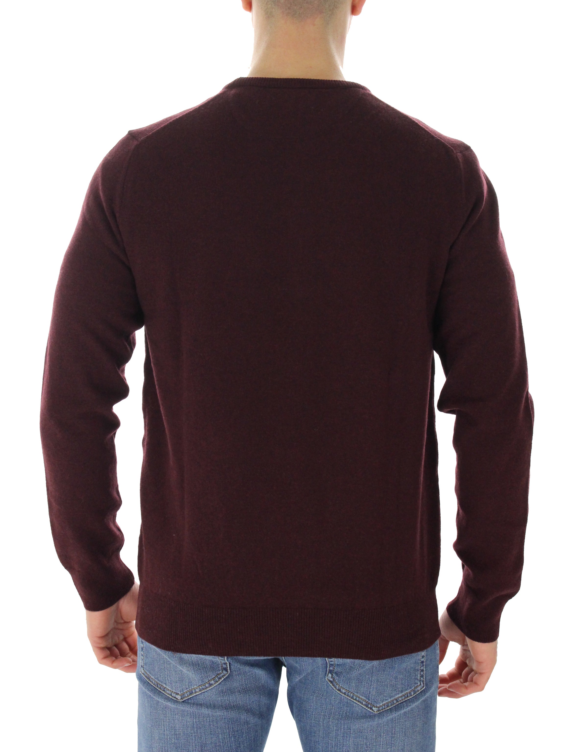 POLO RALPH LAUREN MAGLIA GIROCOLLO 71087671400 BORDEAUX