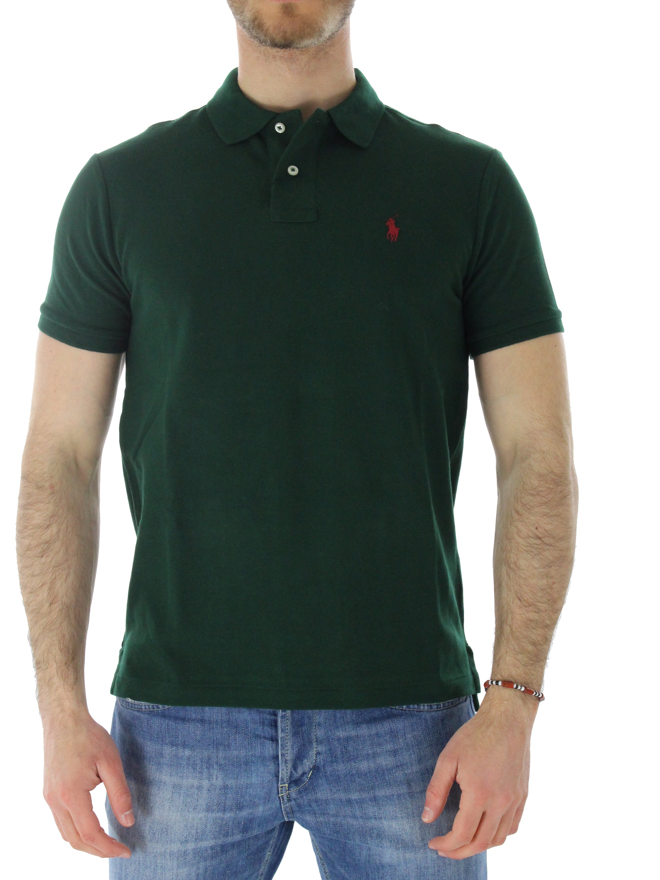 POLO RALPH LAUREN POLO CUSTOM SLIM FIT 7107825920 VERDONE