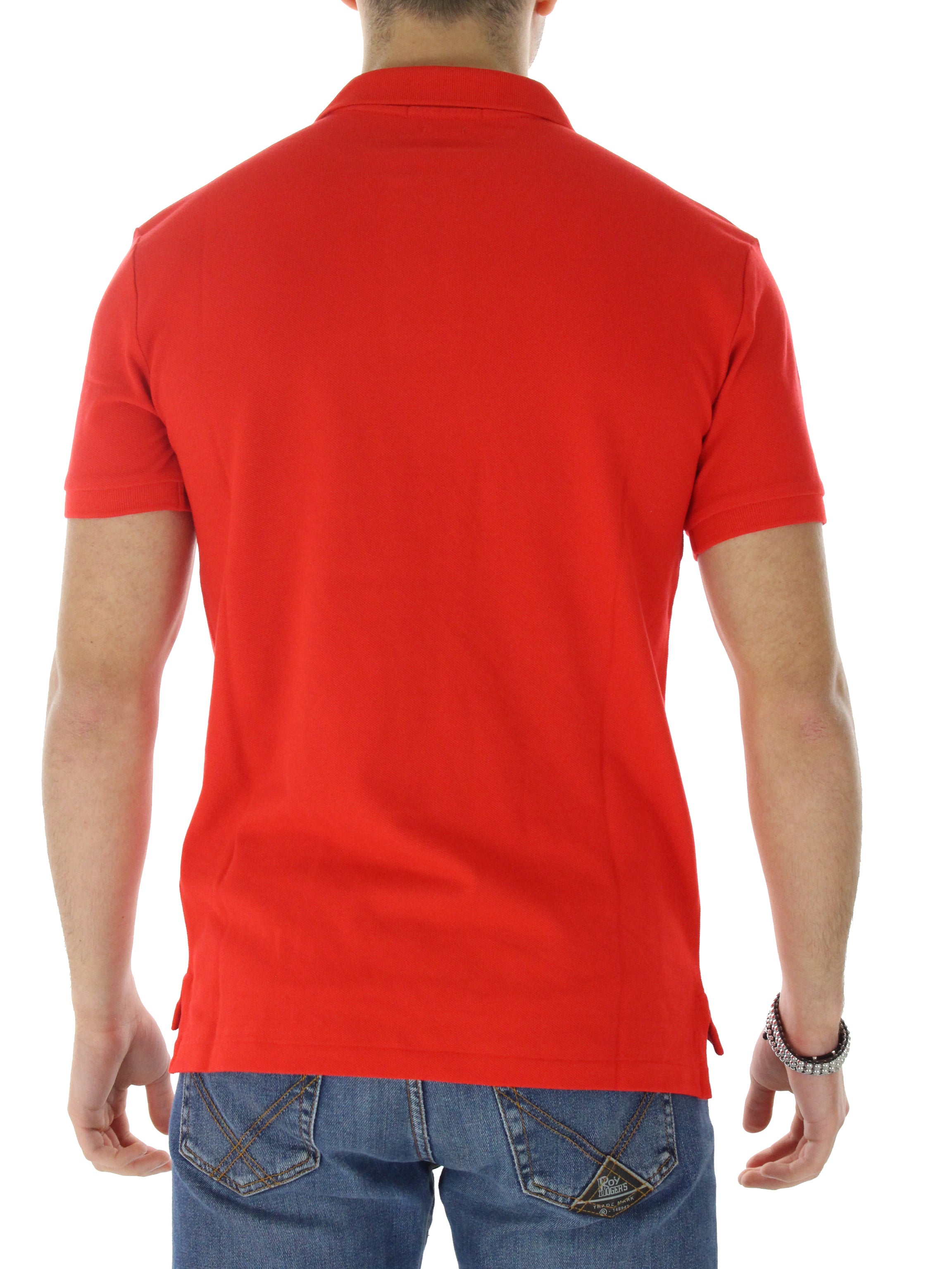 POLO RALPH LAUREN POLO M/M SLIM FIT 710795080 ROSSO ARANCIO