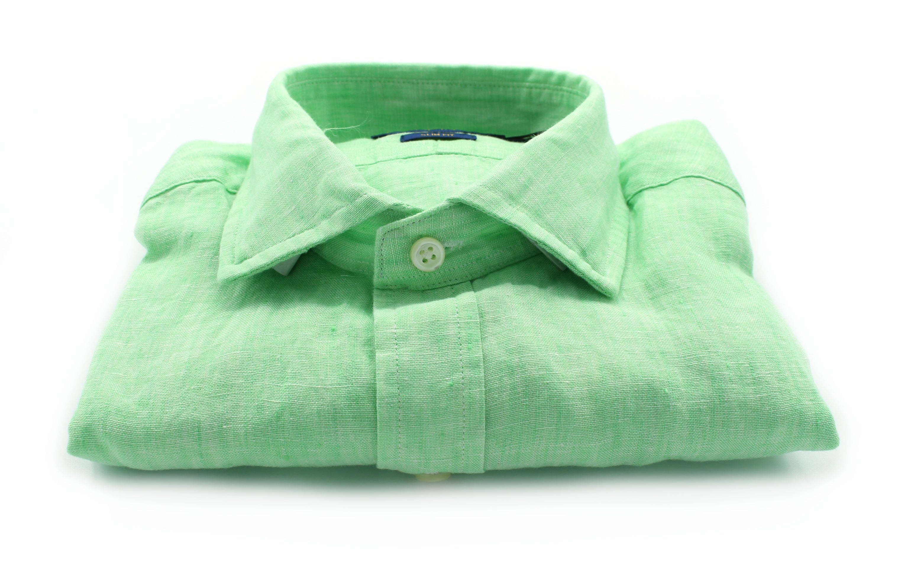 POLO RALPH LAUREN CAMICIA SLIM 710 795426 VERDE ACIDOacido