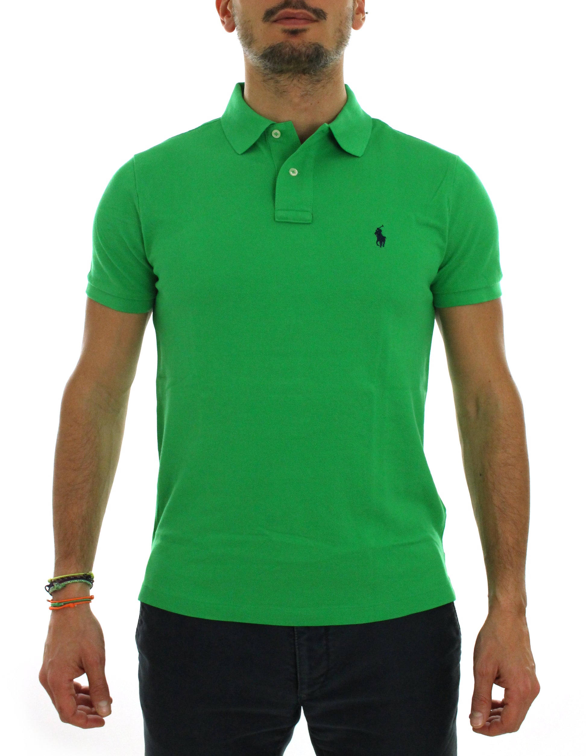 Custom polo 710680784 green