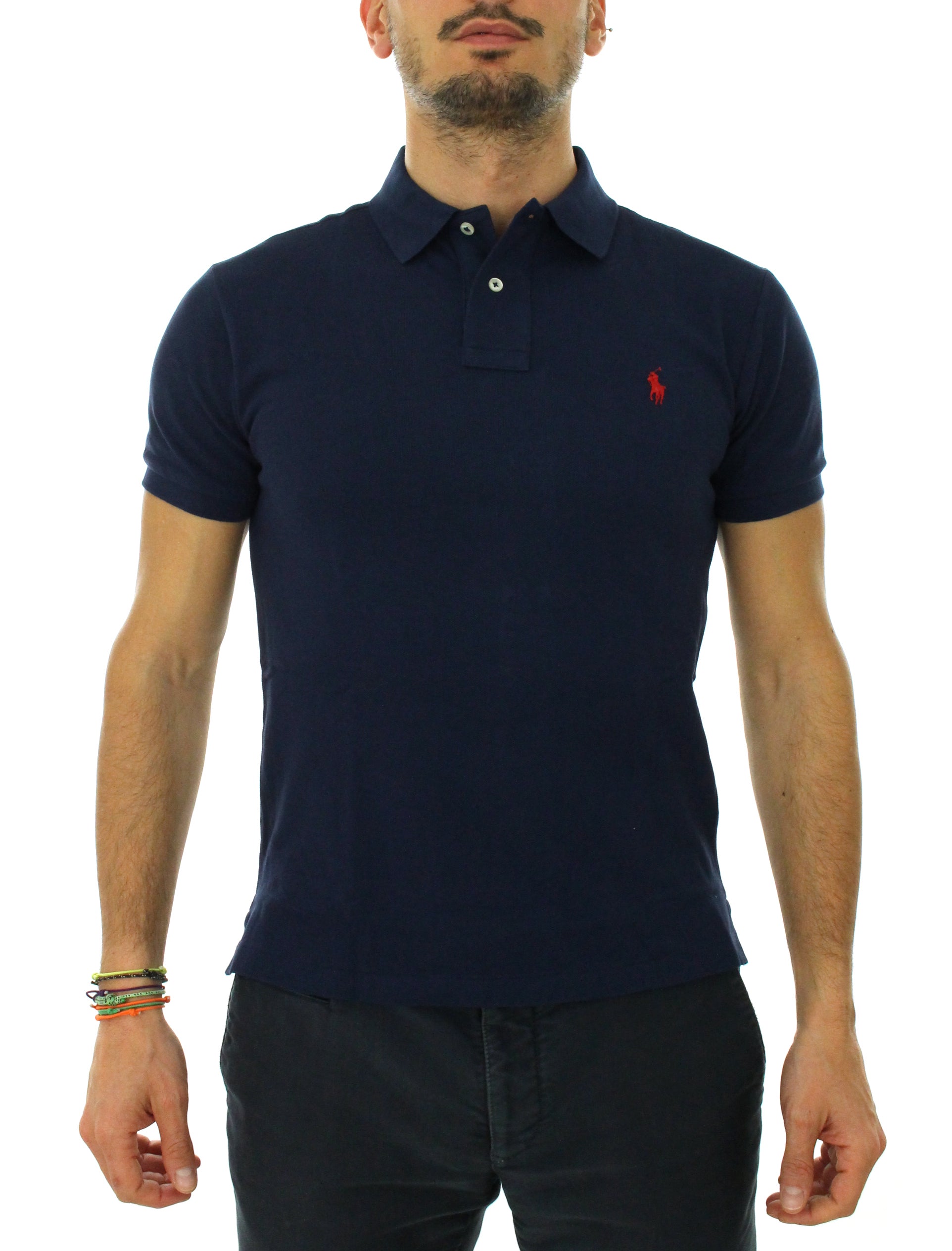 Slim polo 710 795080007 blue