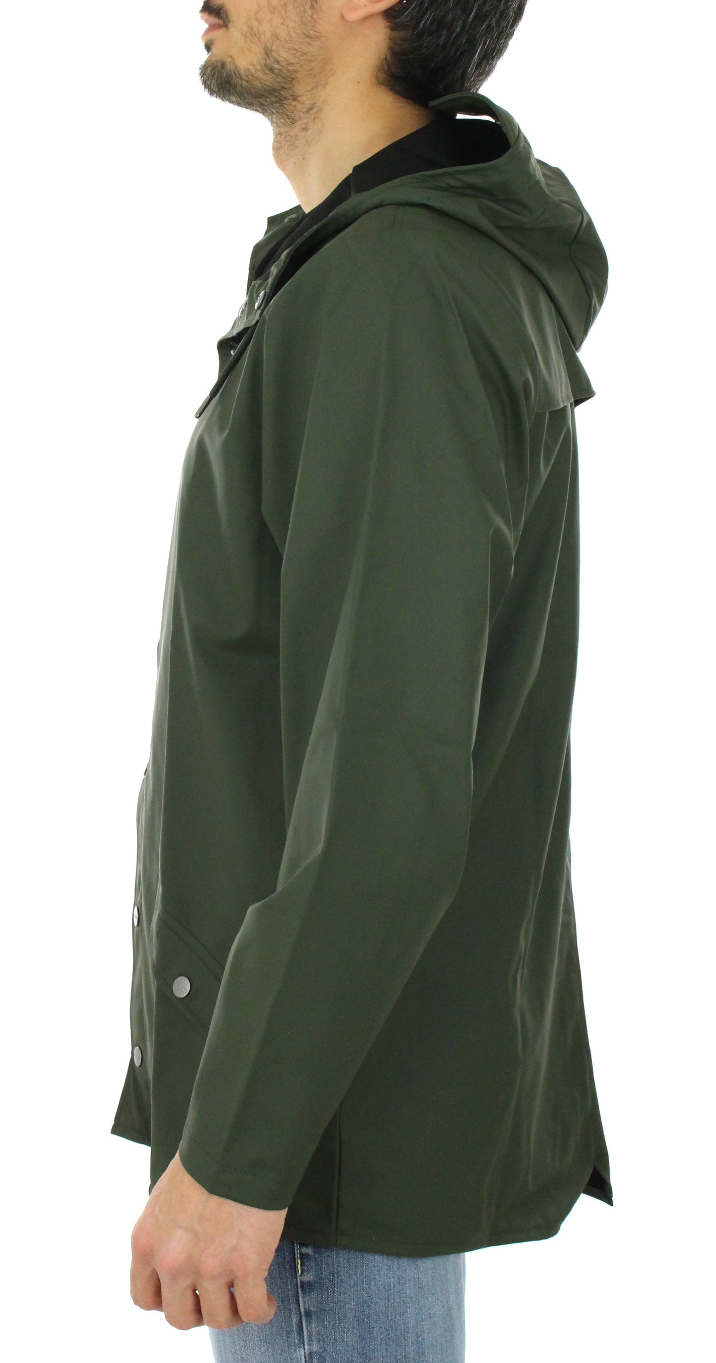 RAINS GIACCA IMPERMEABILE UNISEX 1201 VERDE