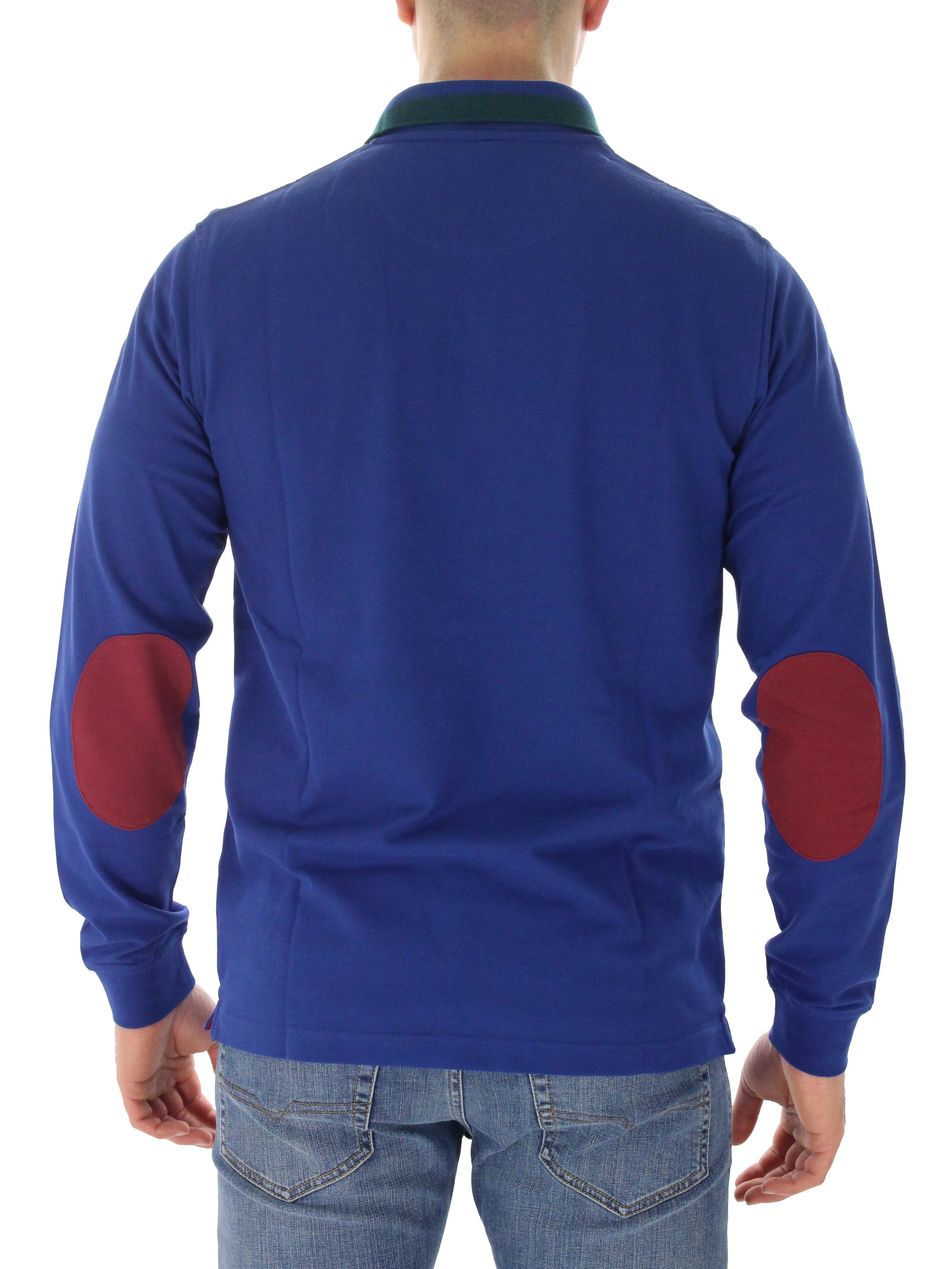 Polo Big Stripes A42104 deep blue