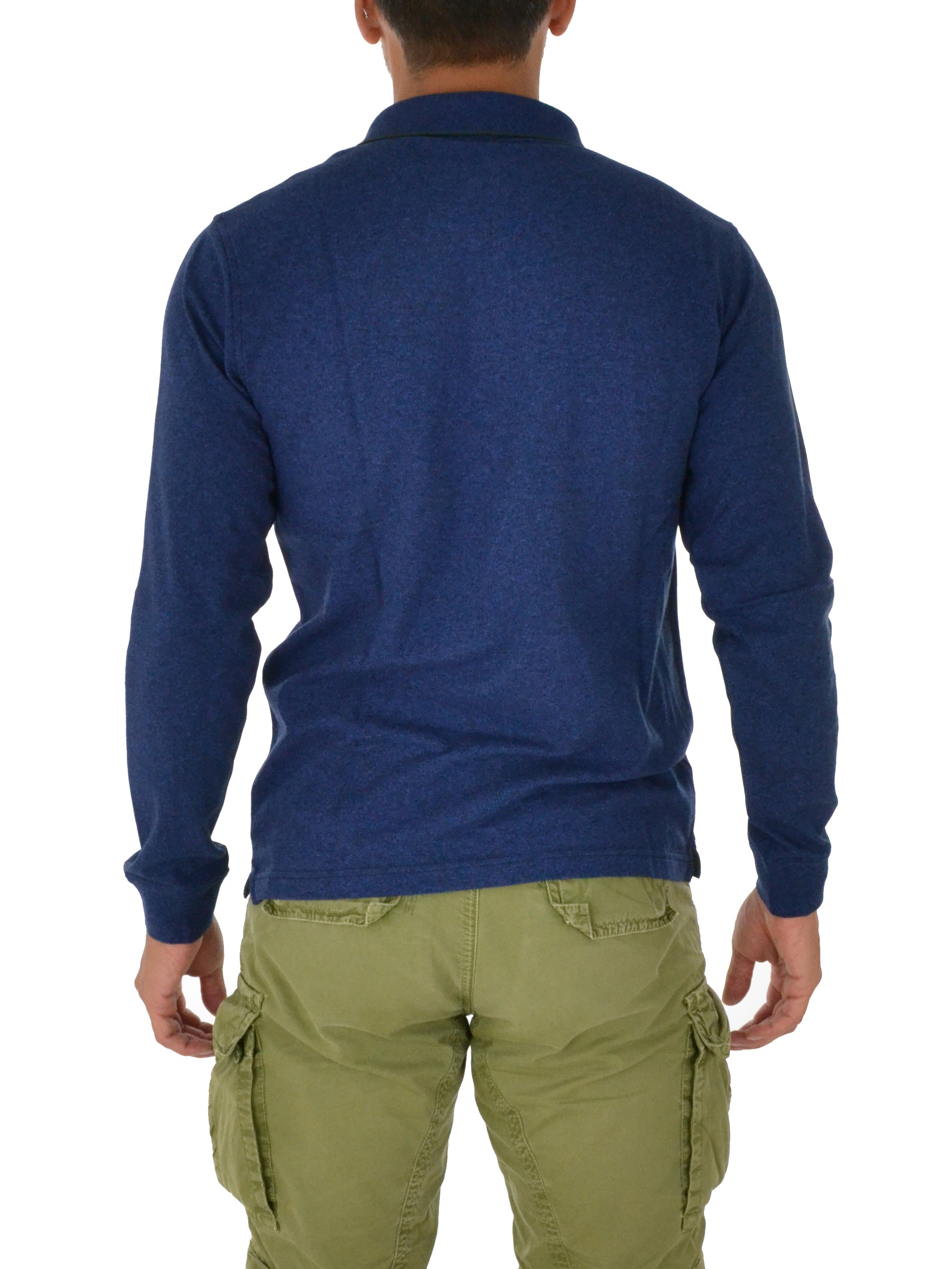 Polo Piquet A28103 blue melange