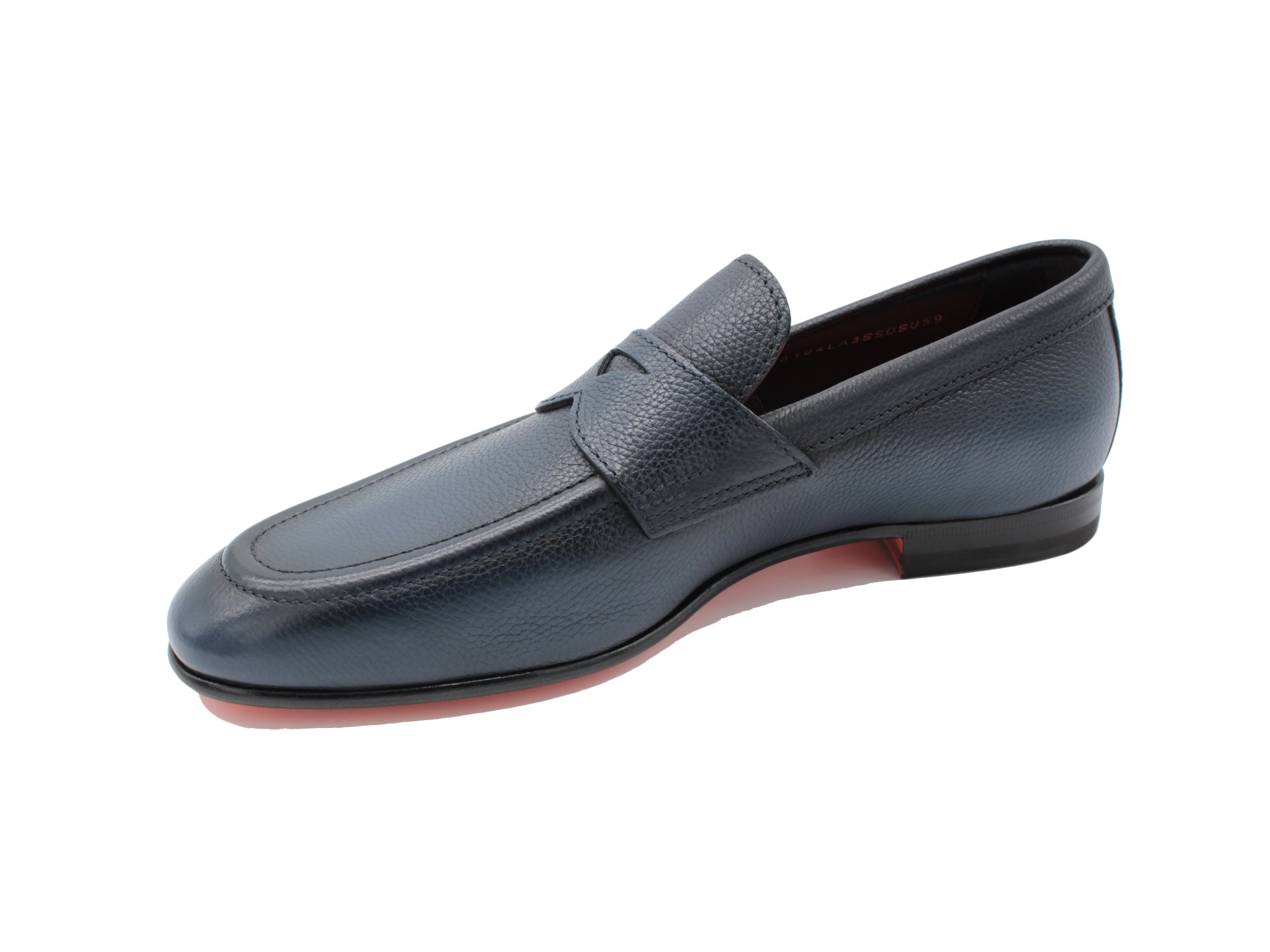 MCNC18104LA3SSD blue leather moccasin