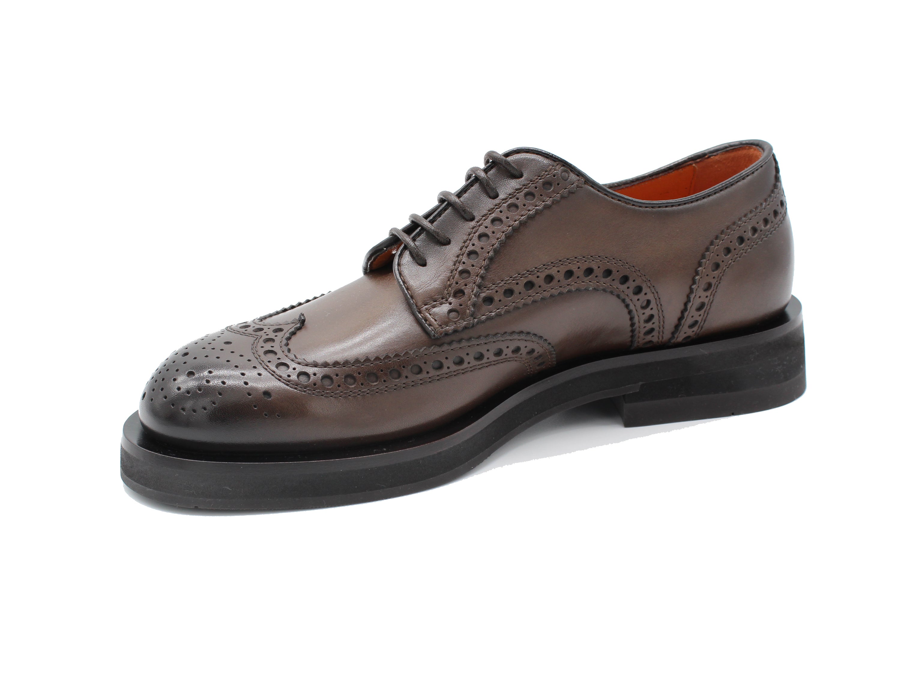 Santoni scarpa derby ricamata