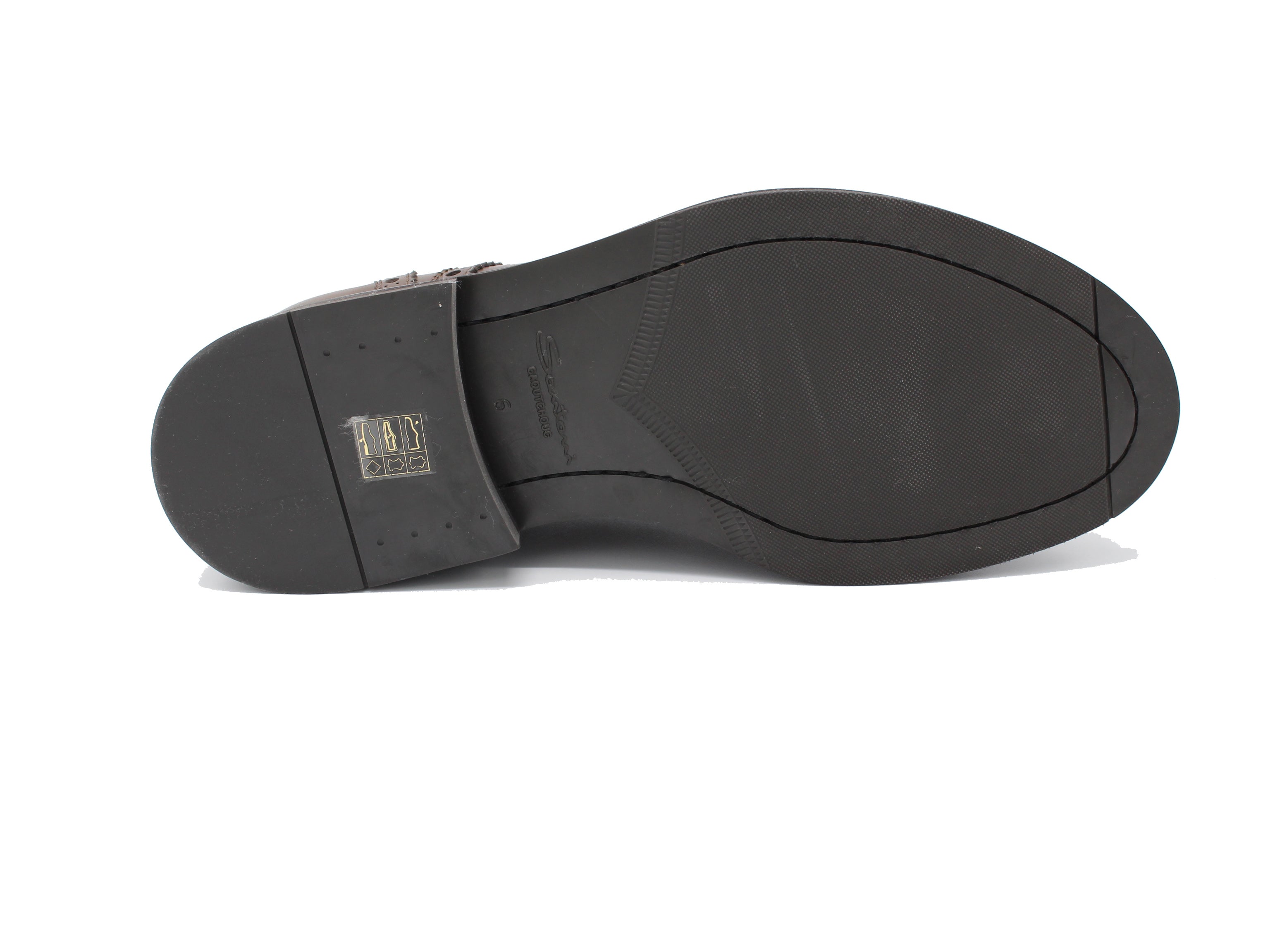 Santoni scarpa derby ricamata