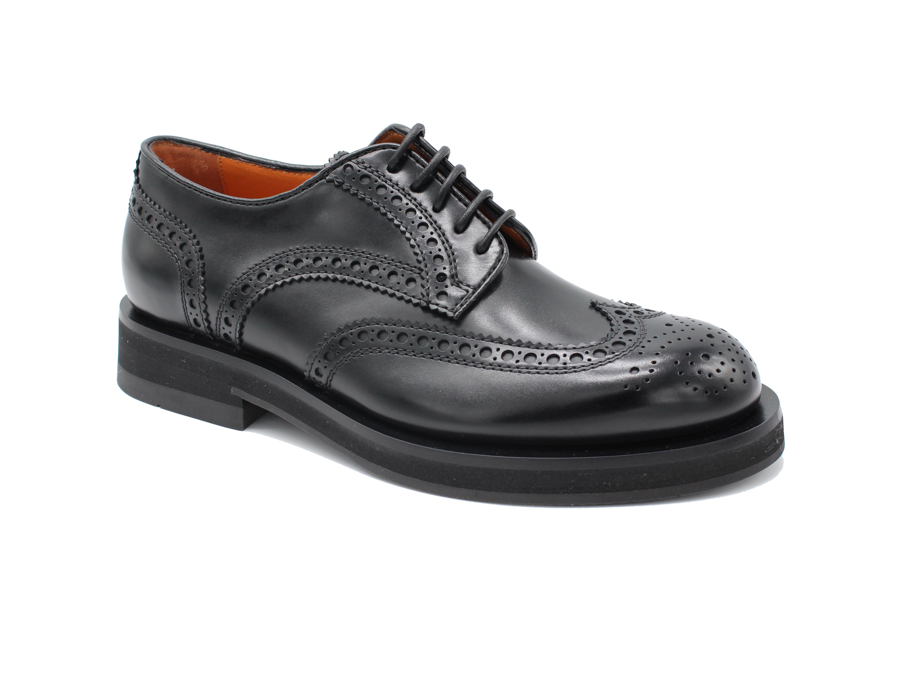 Santoni scarpa derby ricamata