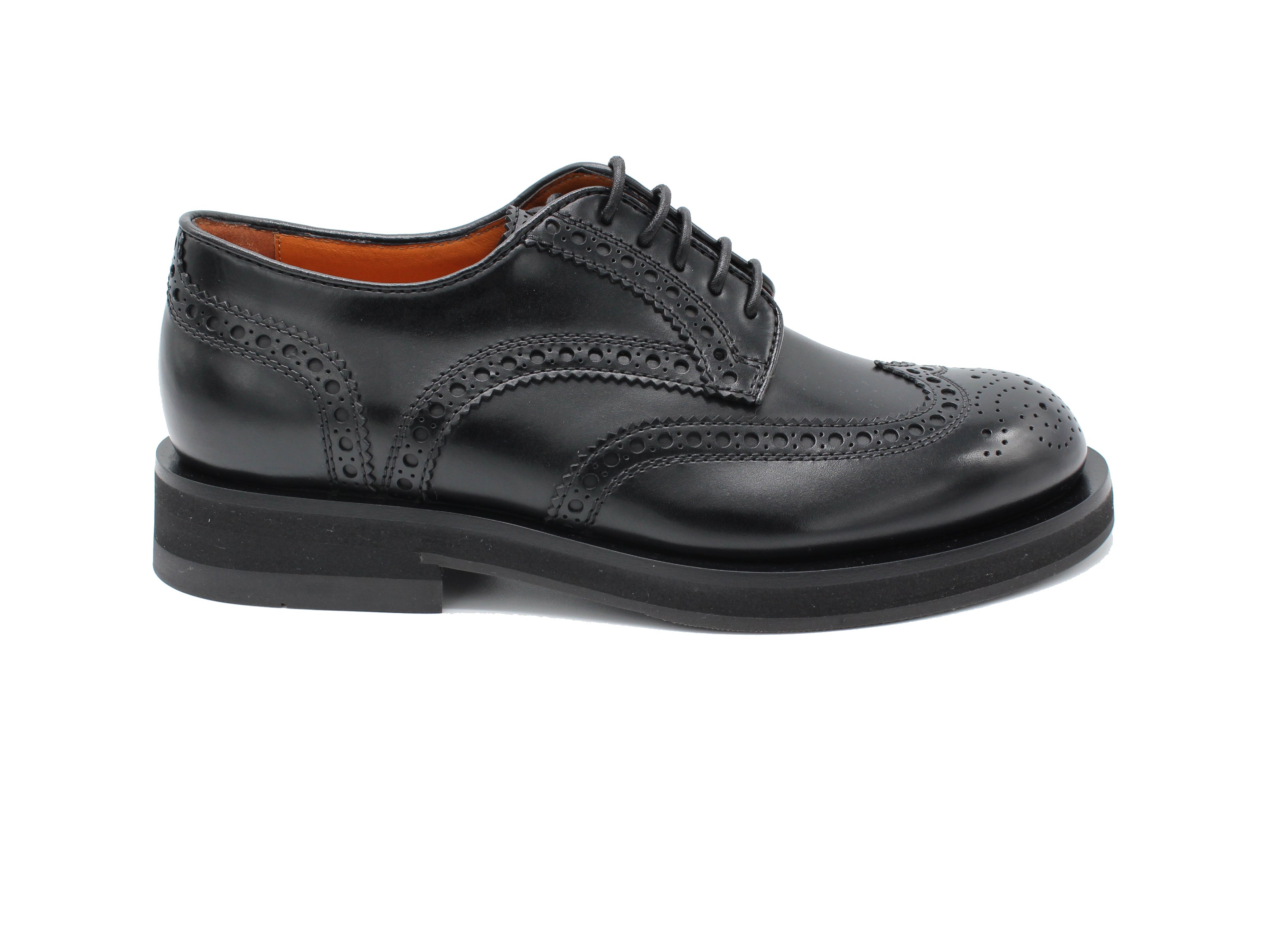 Santoni scarpa derby ricamata