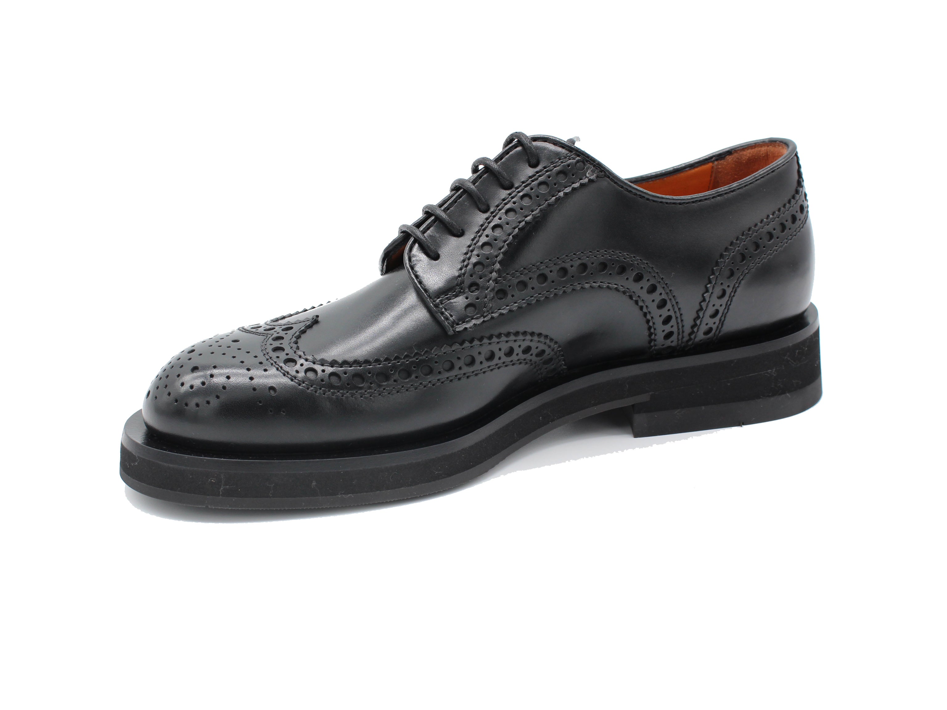 Santoni scarpa derby ricamata