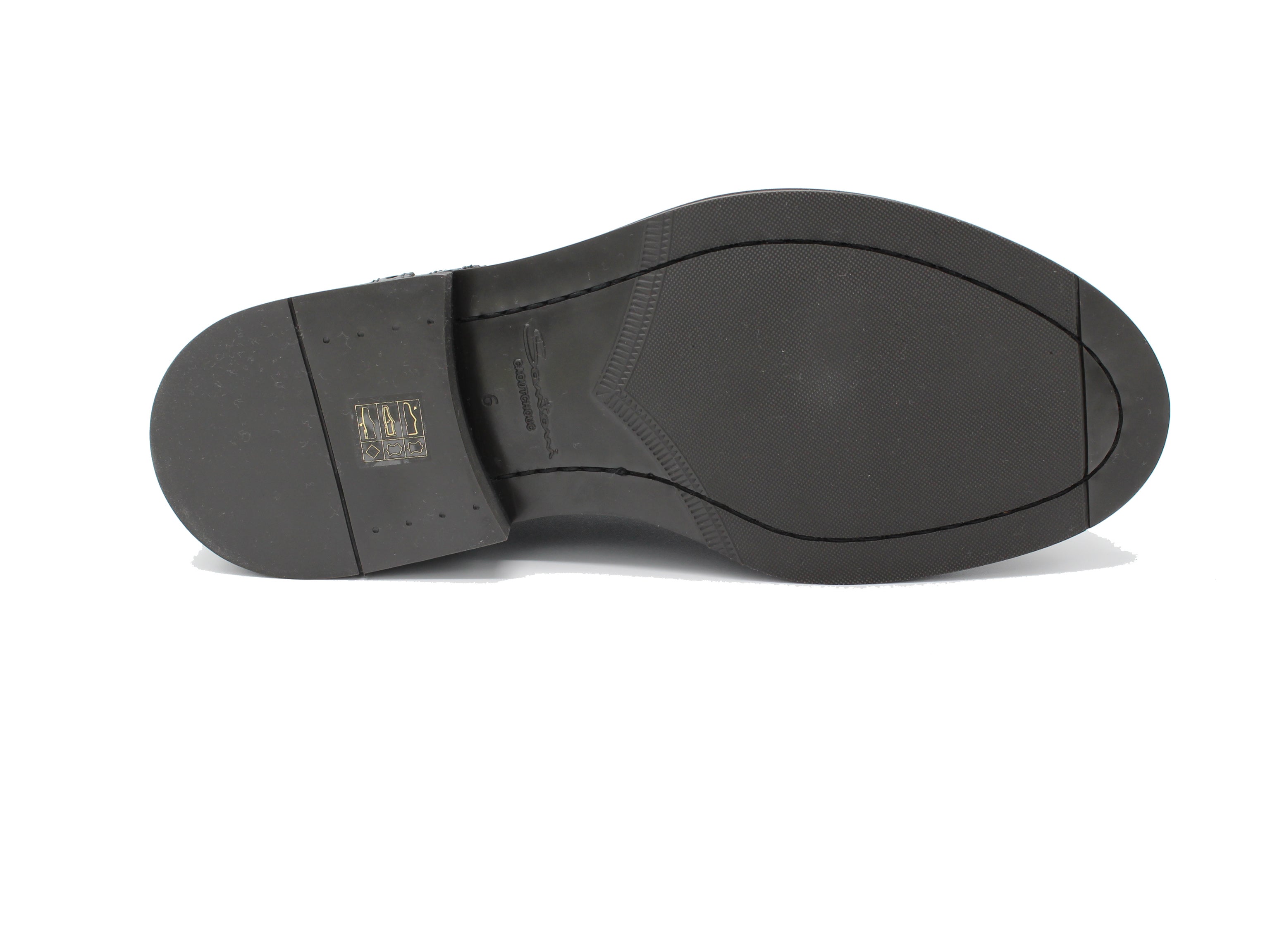 Santoni scarpa derby ricamata