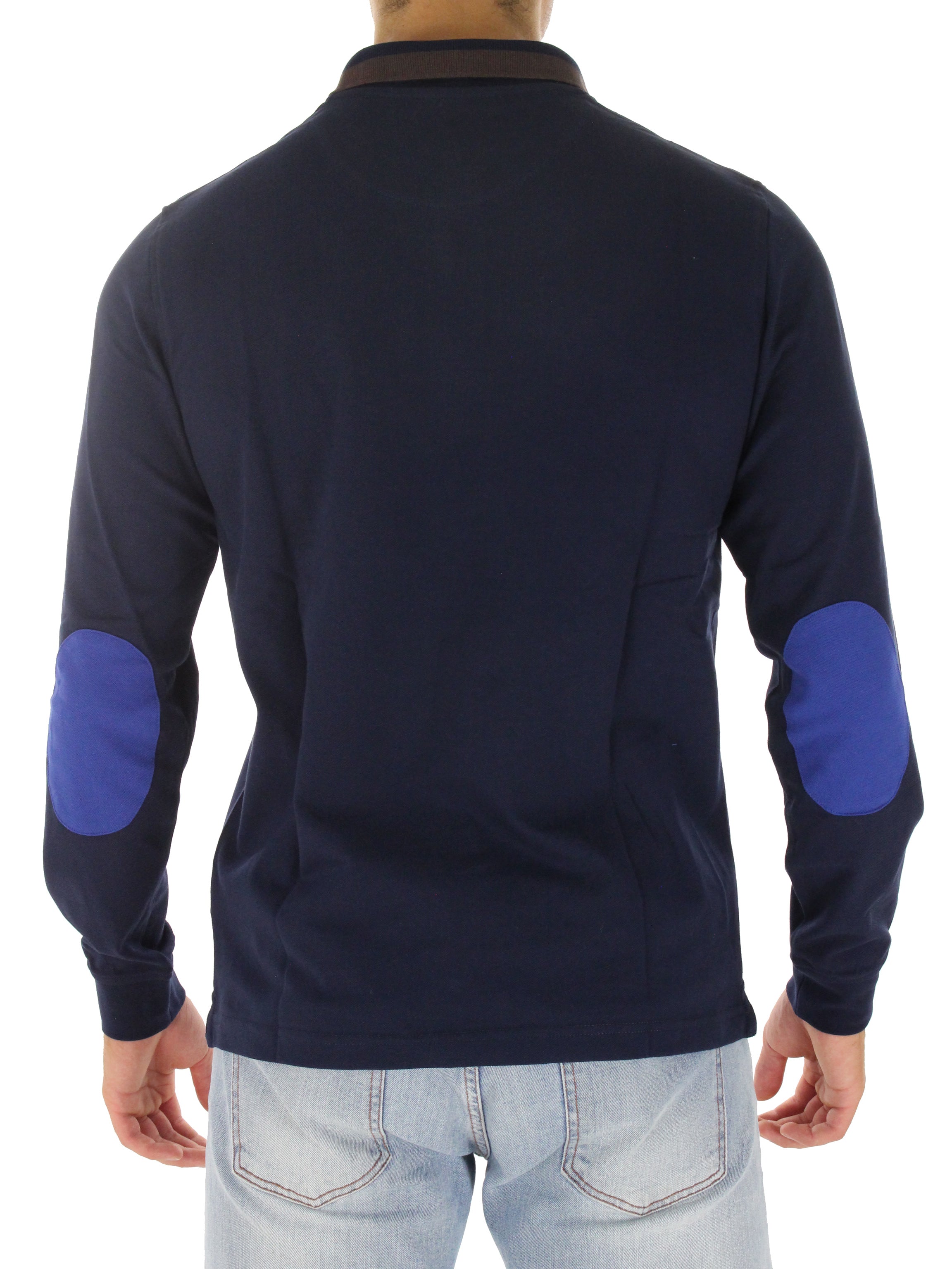 Big Stripes A41104 blue navy polo