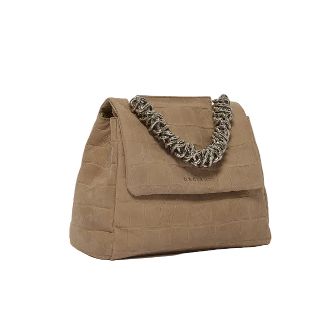 Borsa Sveva Twilight Piccola a mano in nabuk stampa cocco