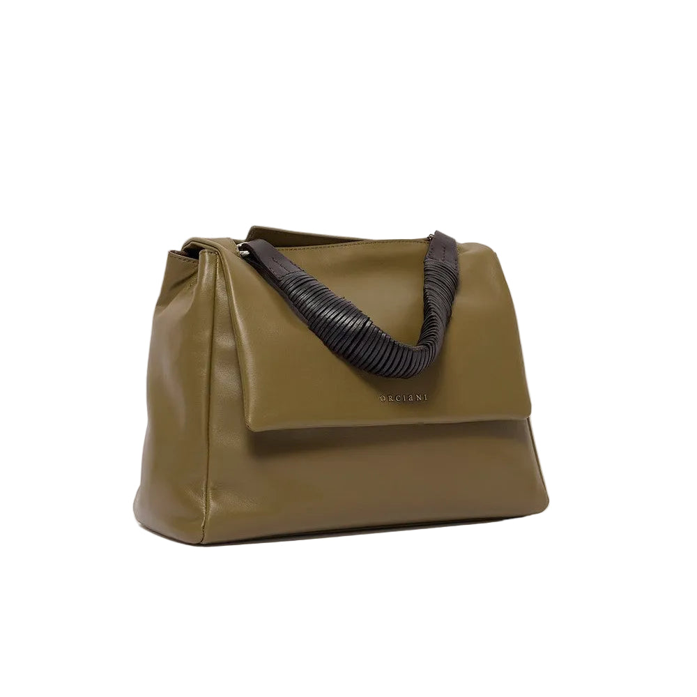 Borsa Sveva Jungle Midi a spalla in pelle con tracolla
