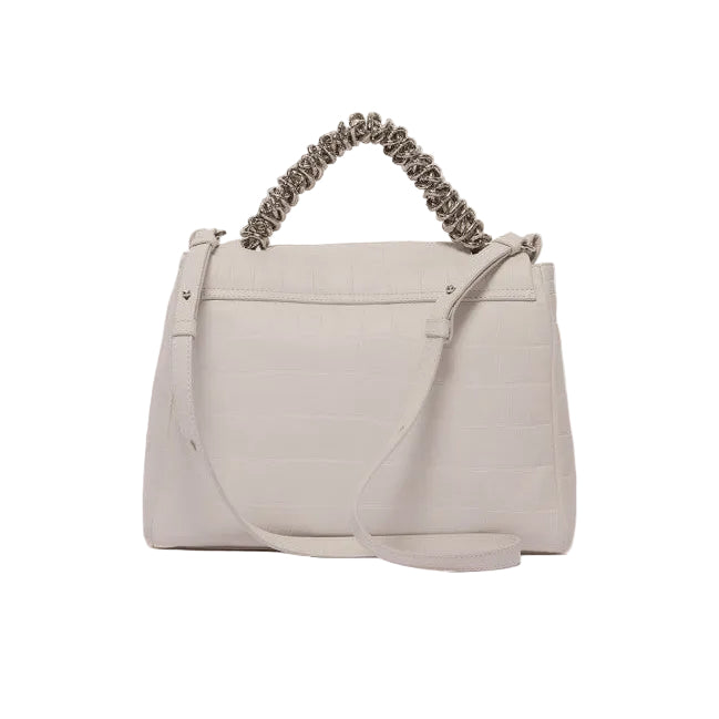 Borsa Sveva Twilight Midi a spalla in nabuk stampa cocco