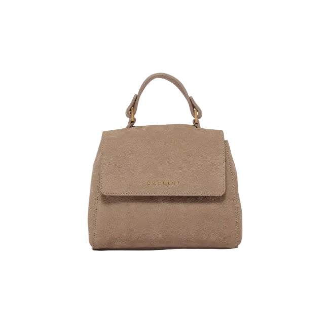 Borsa Sveva Nabucco Mini a mano in pelle nabuk con tracolla