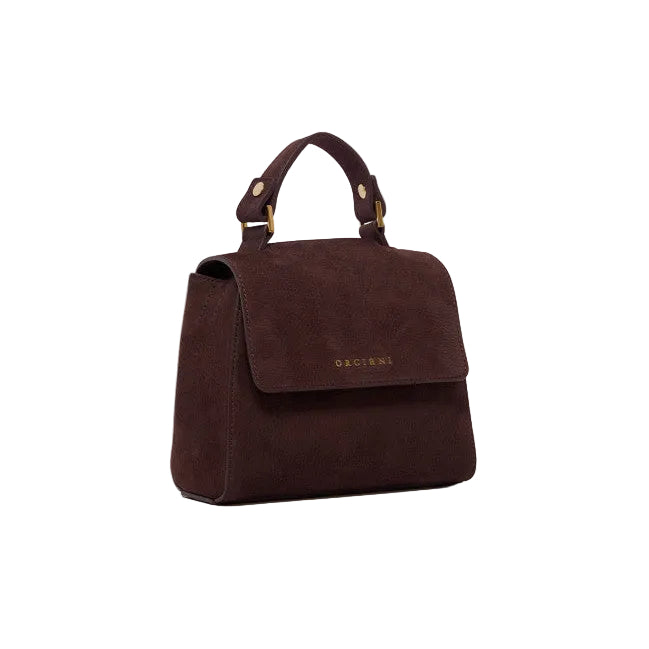 Borsa Sveva Nabucco Mini a mano in pelle nabuk con tracolla