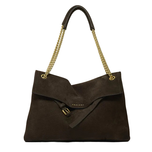 Borsa Venus Nabucco Midi a spalla in pelle nabuk