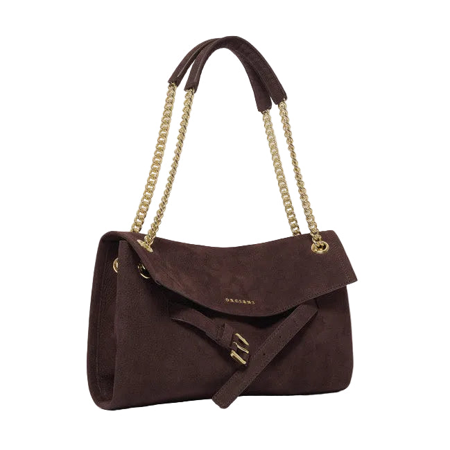 Borsa Venus Nabucco Small a spalla in pelle nabuk