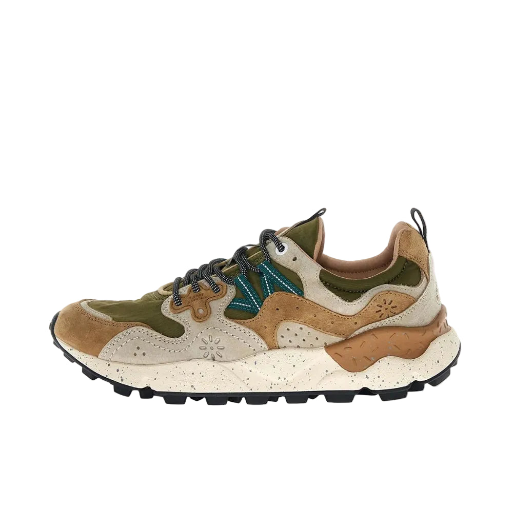 Sneakers Yamano 3 Man in Suede e Tessuto