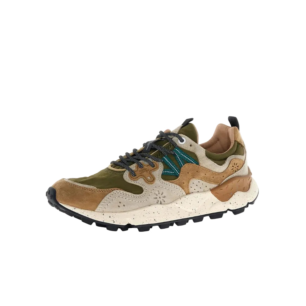Sneakers Yamano 3 Man in Suede e Tessuto
