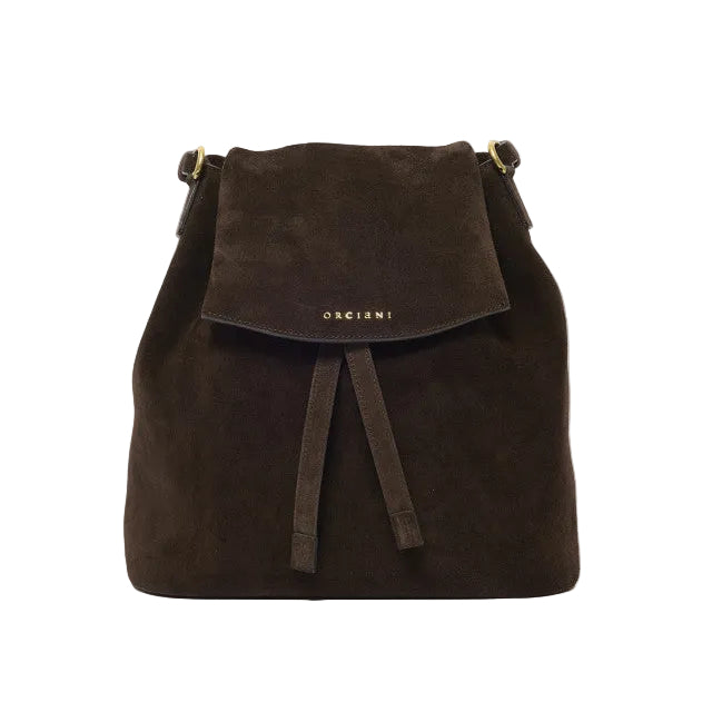 Zaino The Door Peach in suede