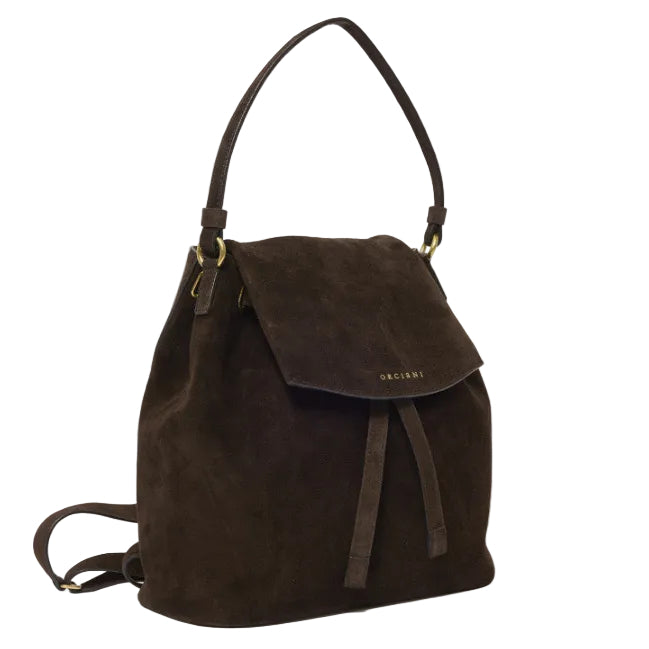 Zaino The Door Peach in suede