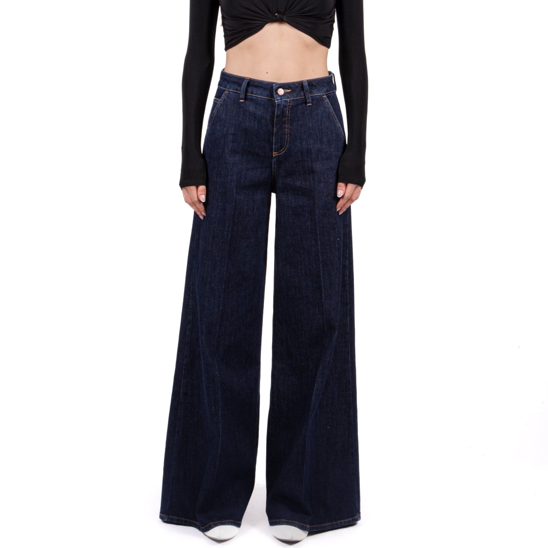 Cigala's Pantalone In Jeans a Palazzo mod. 239