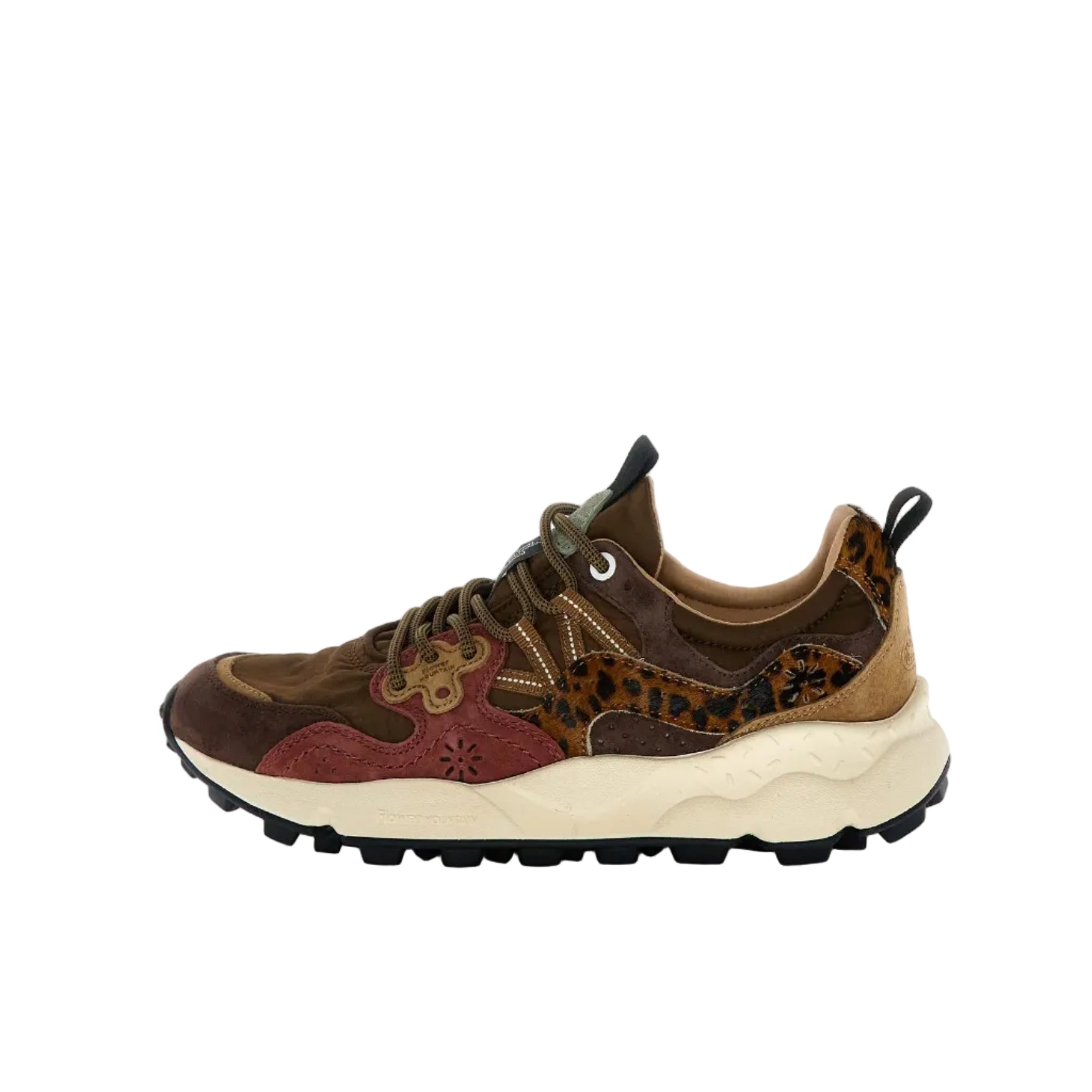 Sneakers Yamano 3 Uni in Suede e Tessuto Tecnico