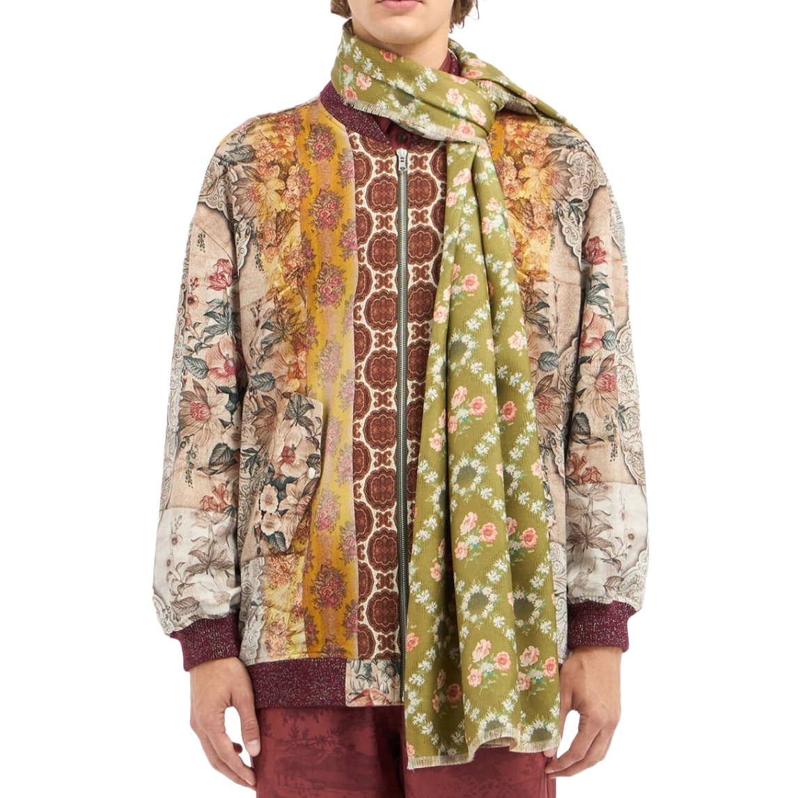 Pierre-Louis Mascia Sciarpa In Seta Fancy 65x190
