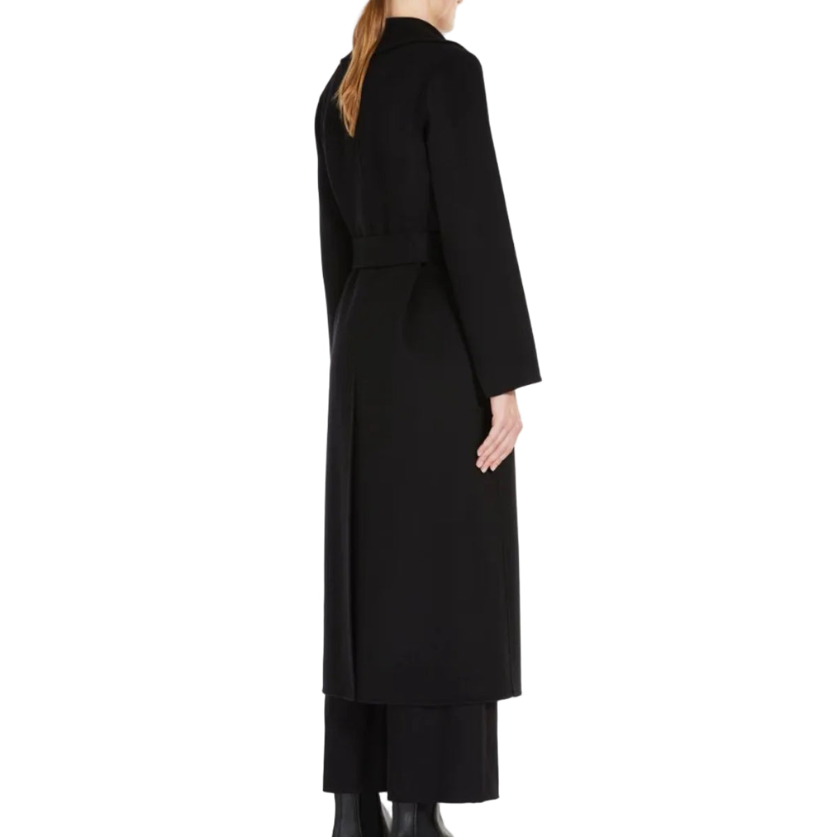 Cappotto a vestaglia in drap di lana Poldo