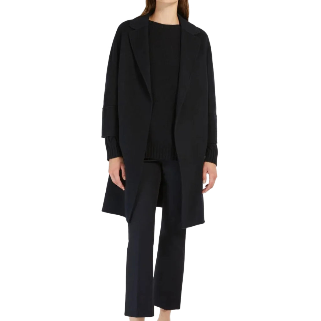 Cappotto corto in lana double Arona