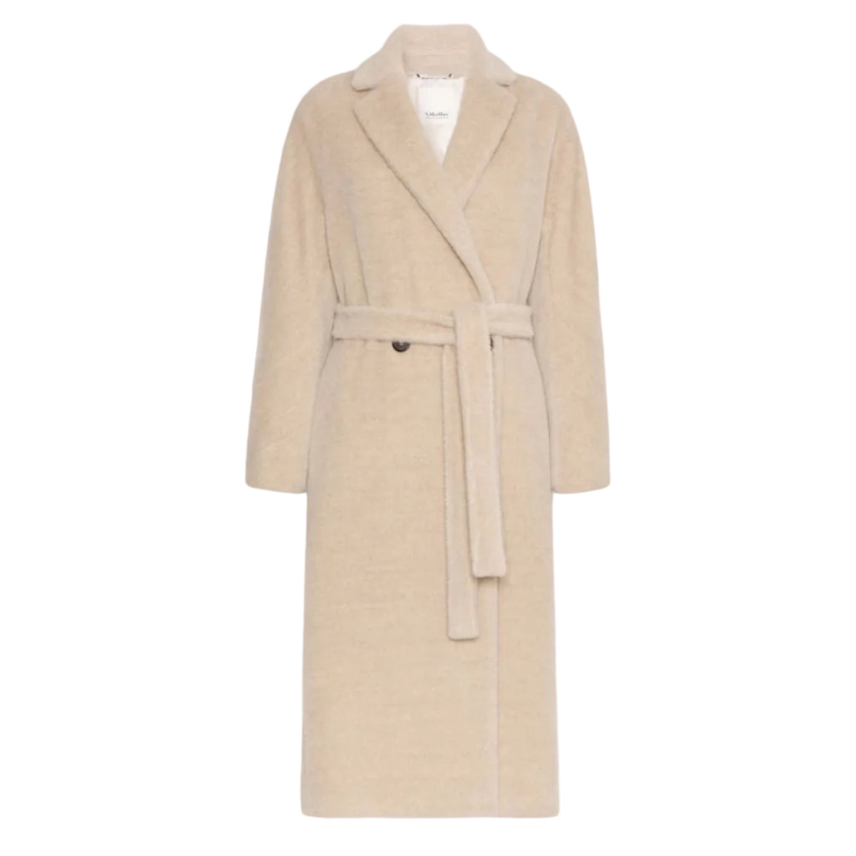 Cappotto doppiopetto in alpaca e lana
