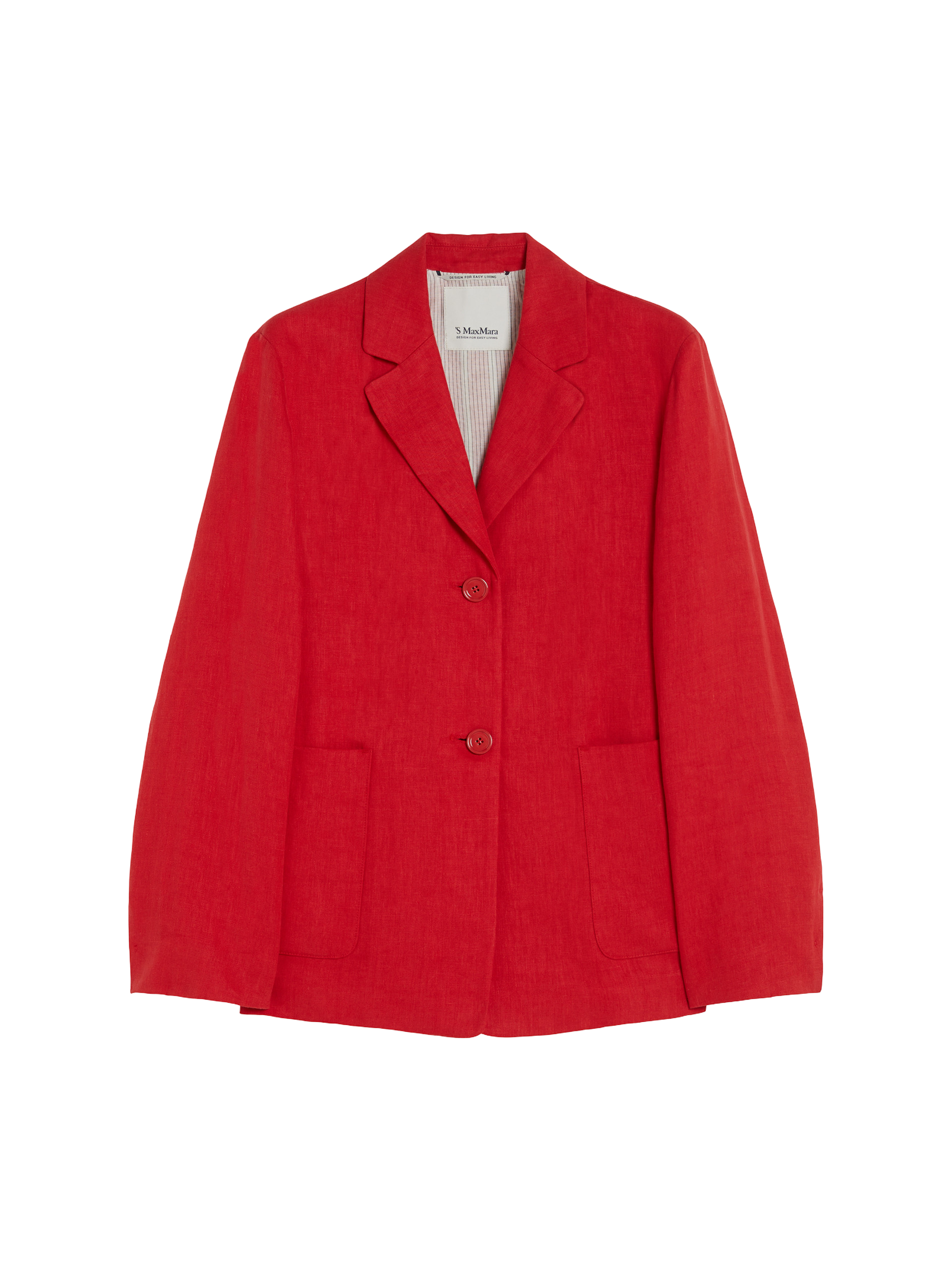 'S Max Mara Giacca monopetto in lino