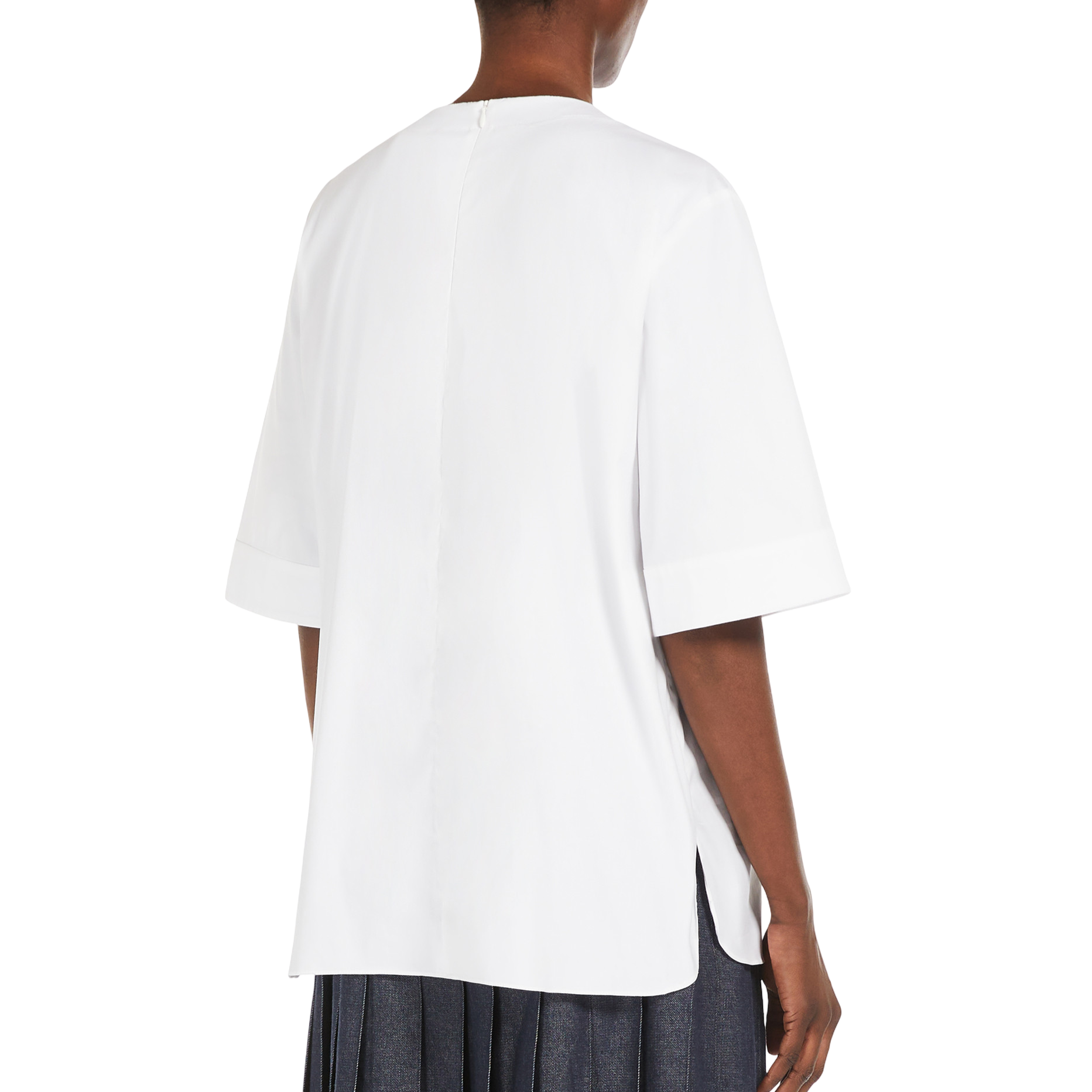'S Max Mara Blusa in popeline di cotone