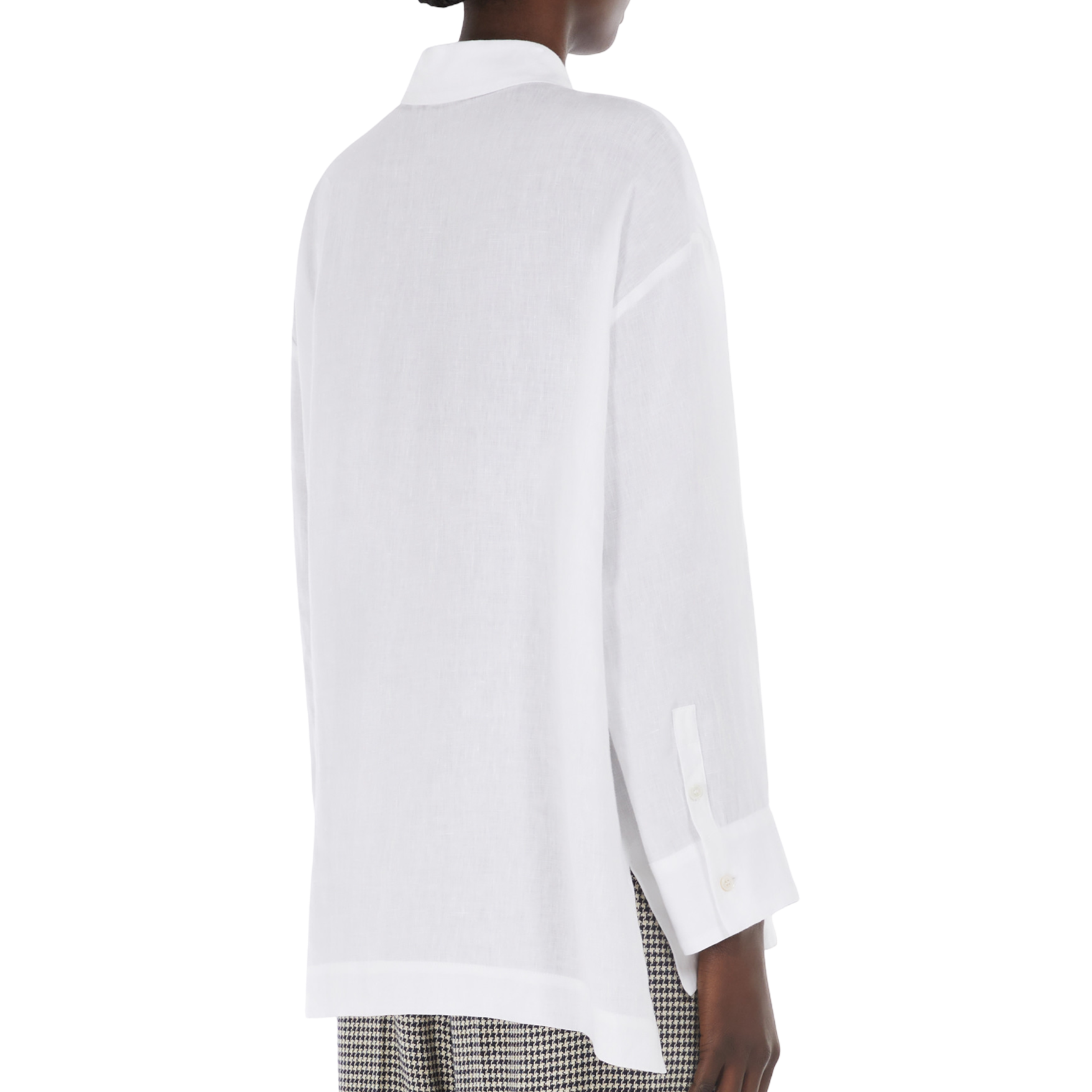 'S Max Mara Camicia polo in tela di lino