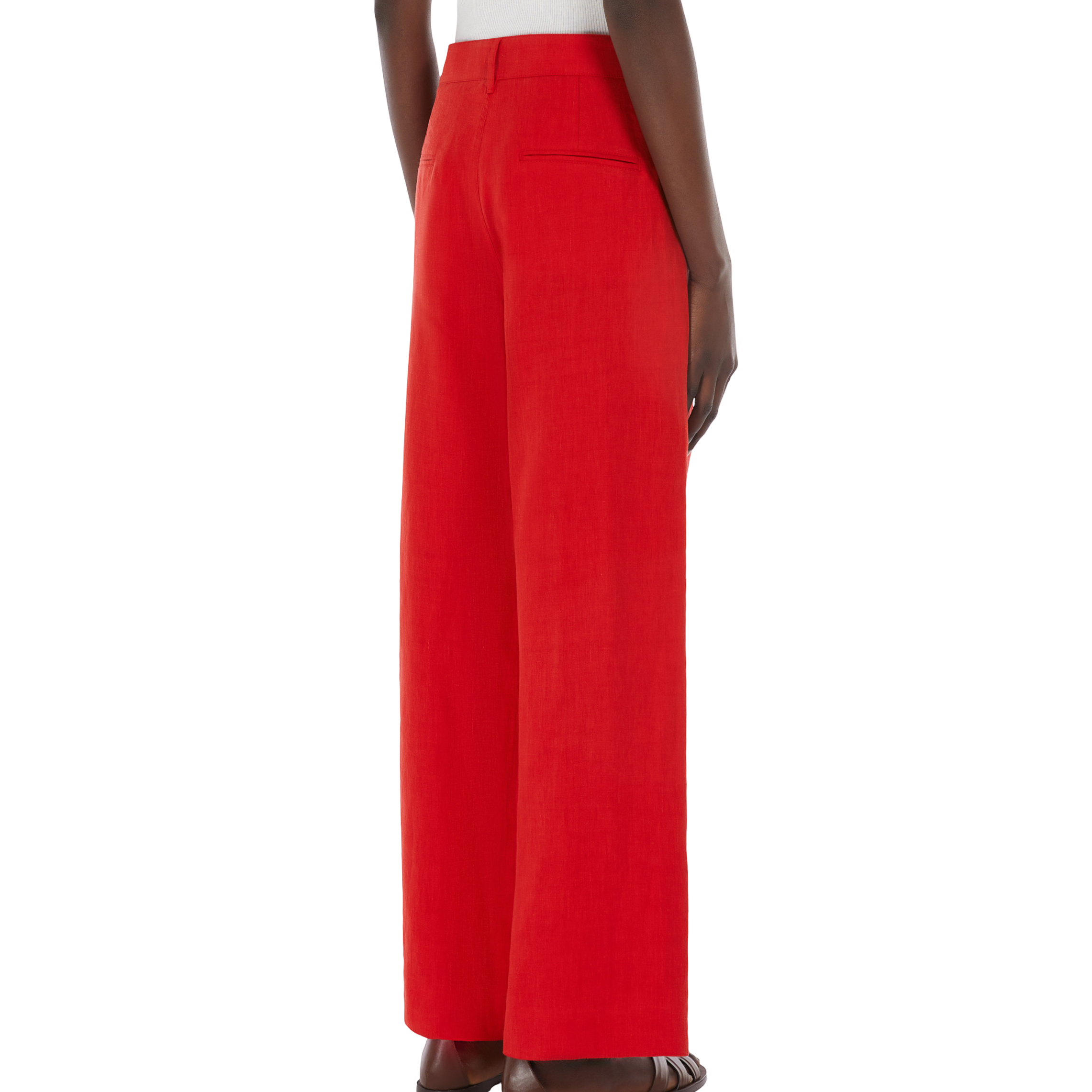 'S Max Mara Pantalone Wide Leg in Lino