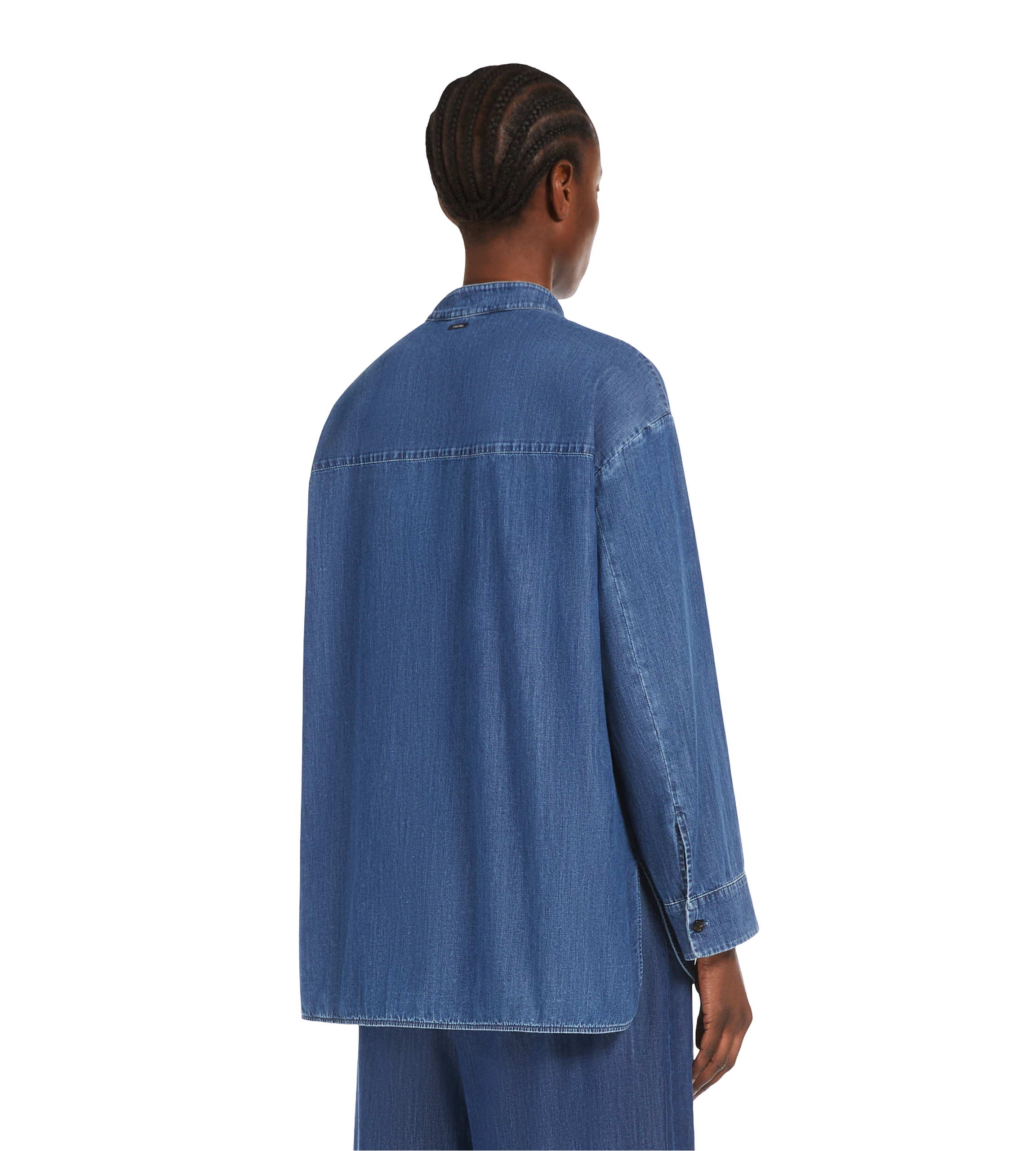 'S Max Mara Camicia in Denim di Cotone
